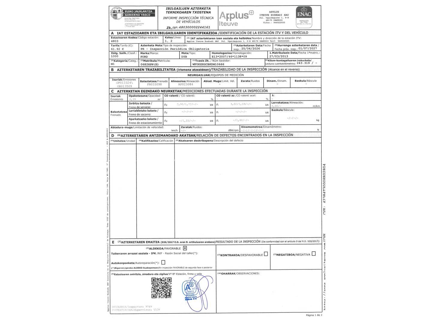 Ford Focus Ford Focus 1.6 TDCI Trend (95 CV) de segunda mano