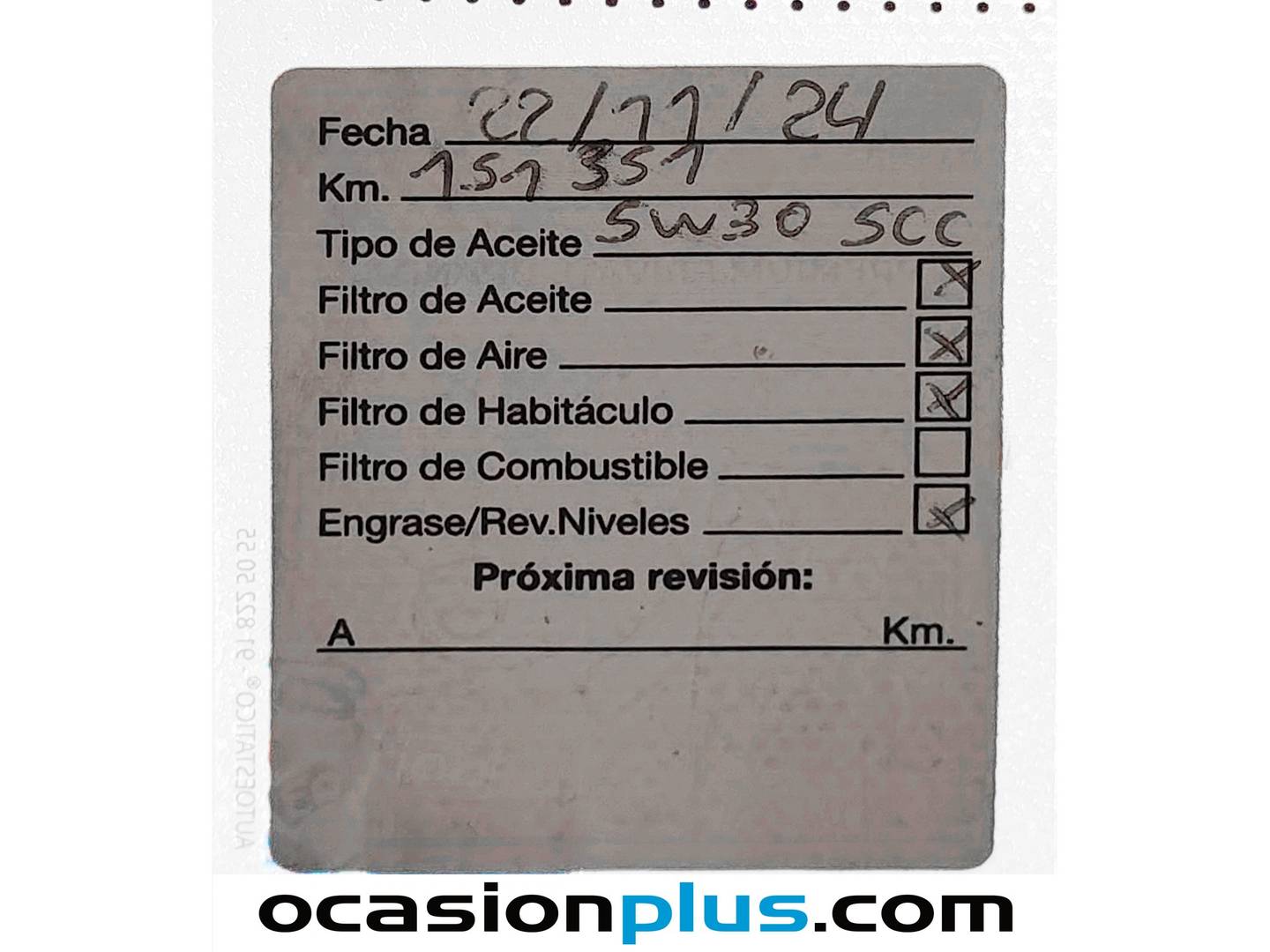 Foto del mantenimiento del Mercedes Clase C Mercedes Clase C Sportcoupe 220 CDI Sport Edition (150 CV)