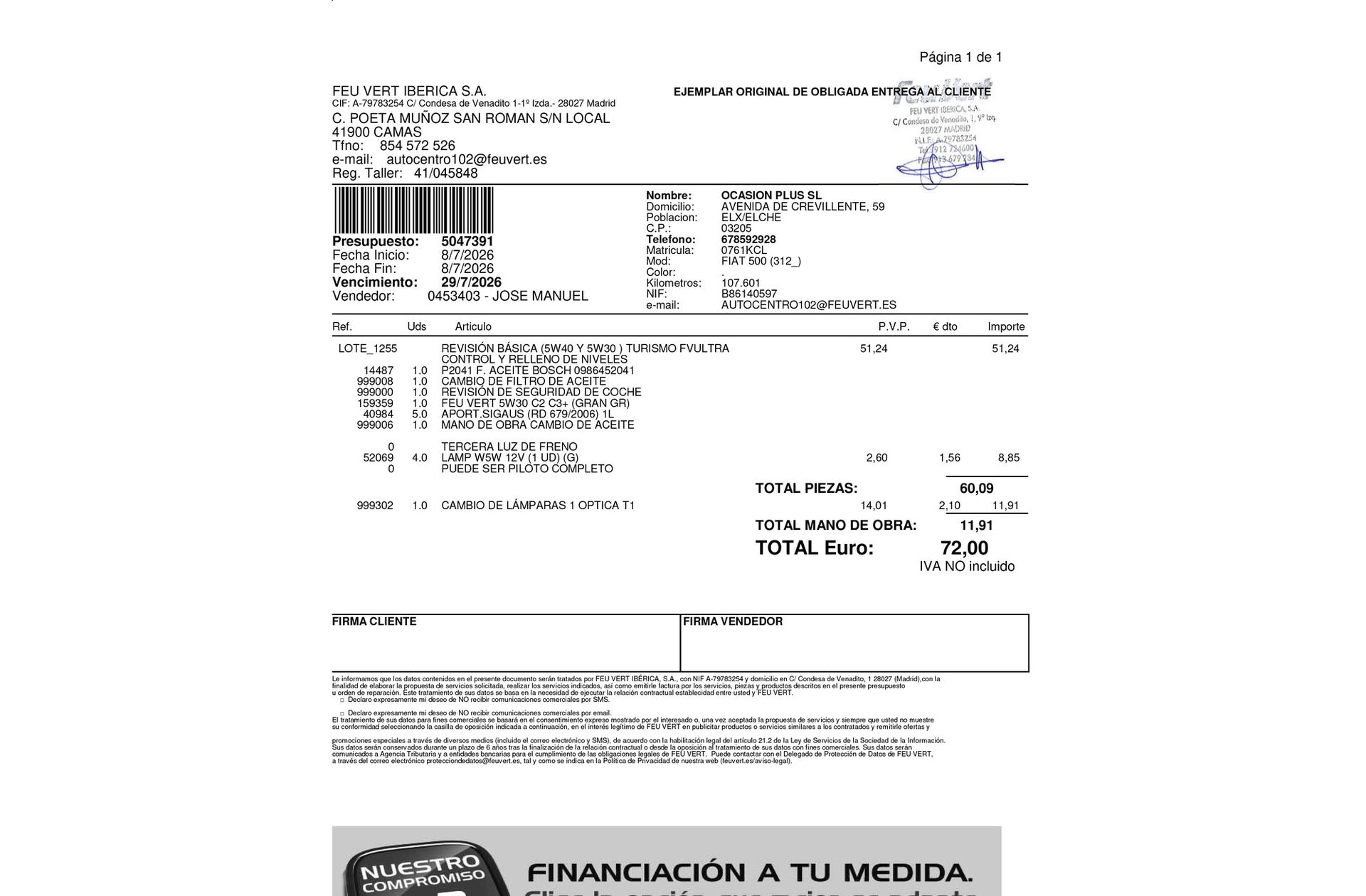 Fiat 500 1.2 Lounge - foto 16