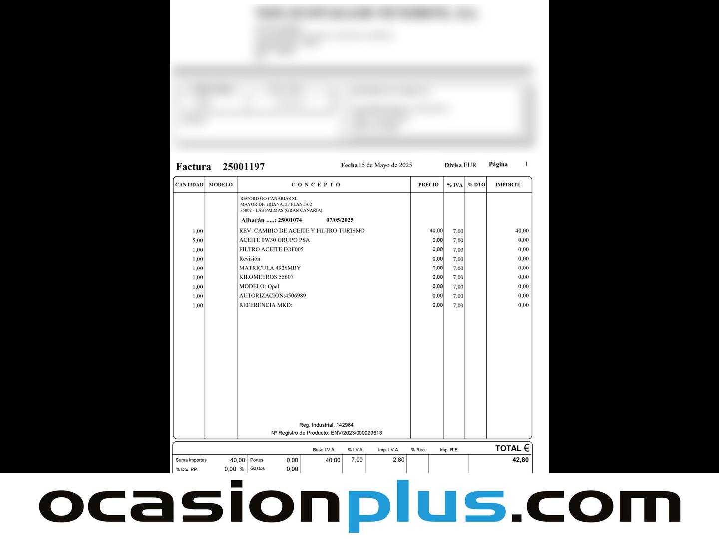Foto del mantenimiento del Opel Corsa Opel Corsa 1.2 XEL S&S Edition (75 CV)