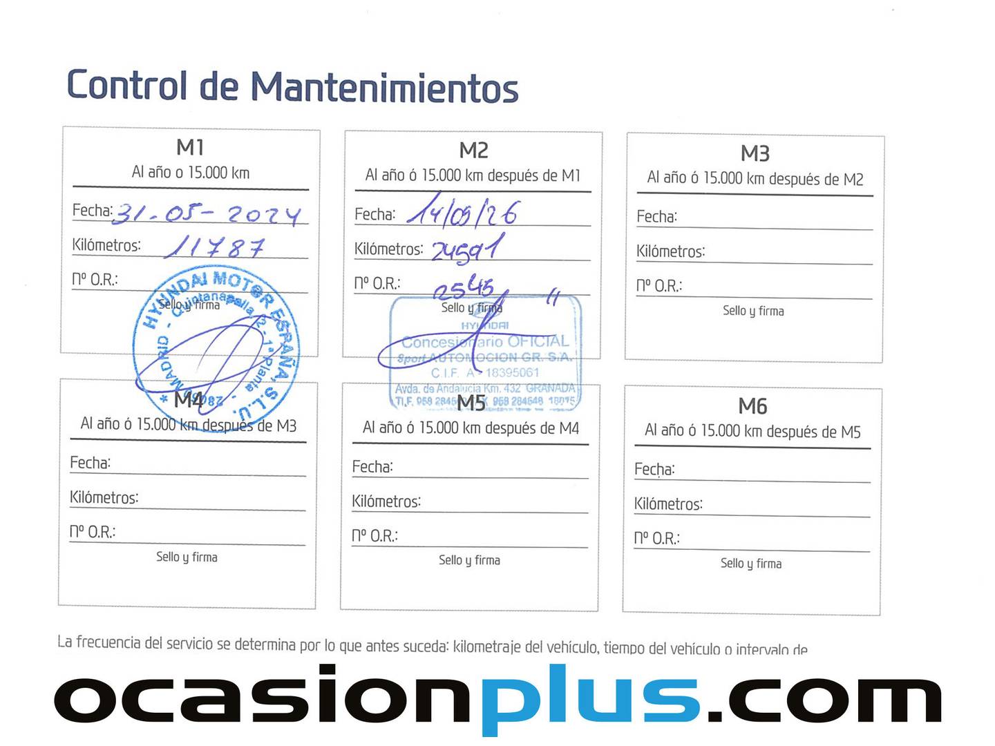 Foto del mantenimiento del Hyundai Tucson Hyundai Tucson 1.6 TGDI Maxx (150 CV)