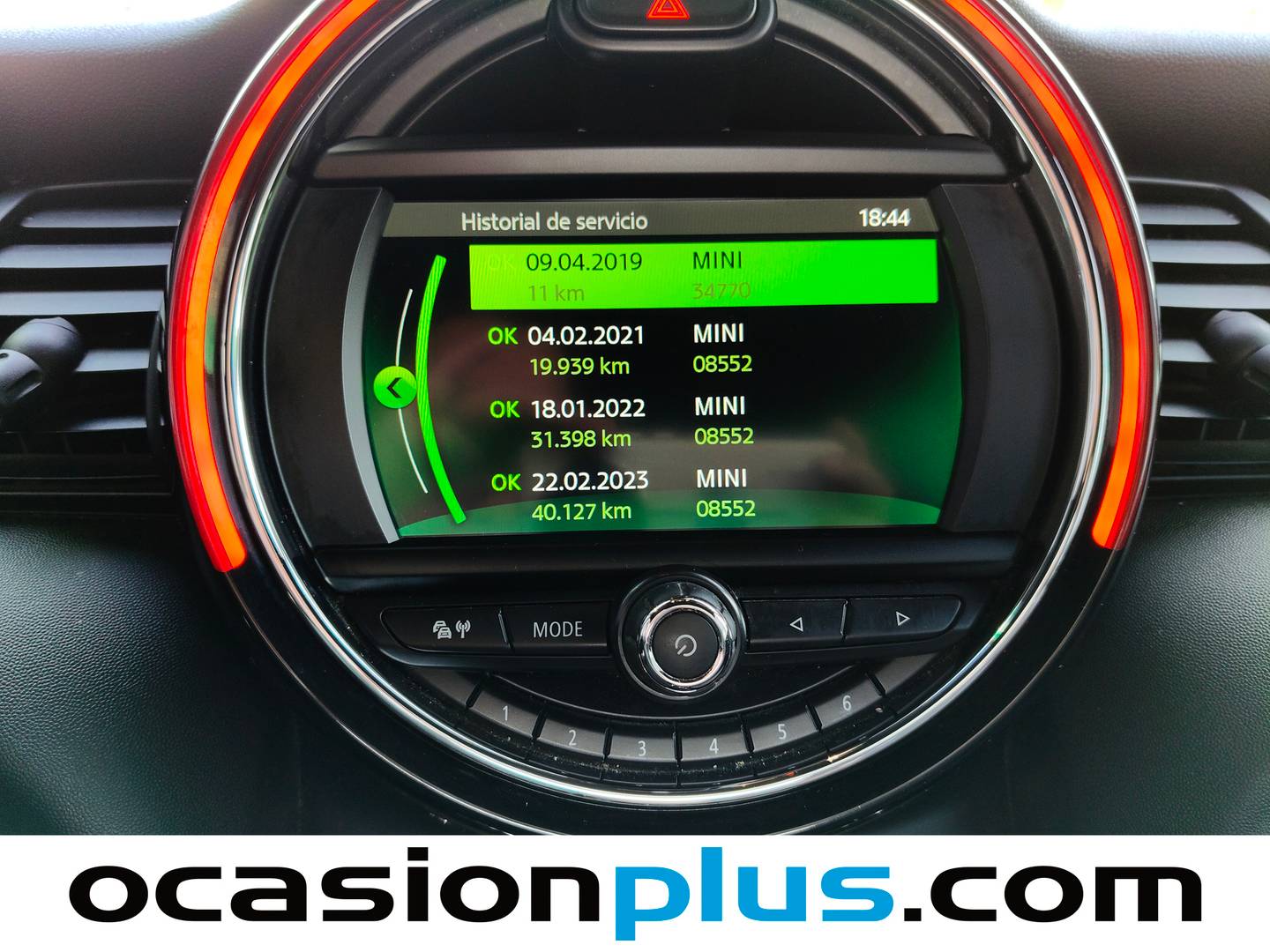 Foto del mantenimiento del Mini MINI Mini MINI Cooper Cabrio One (102 CV)