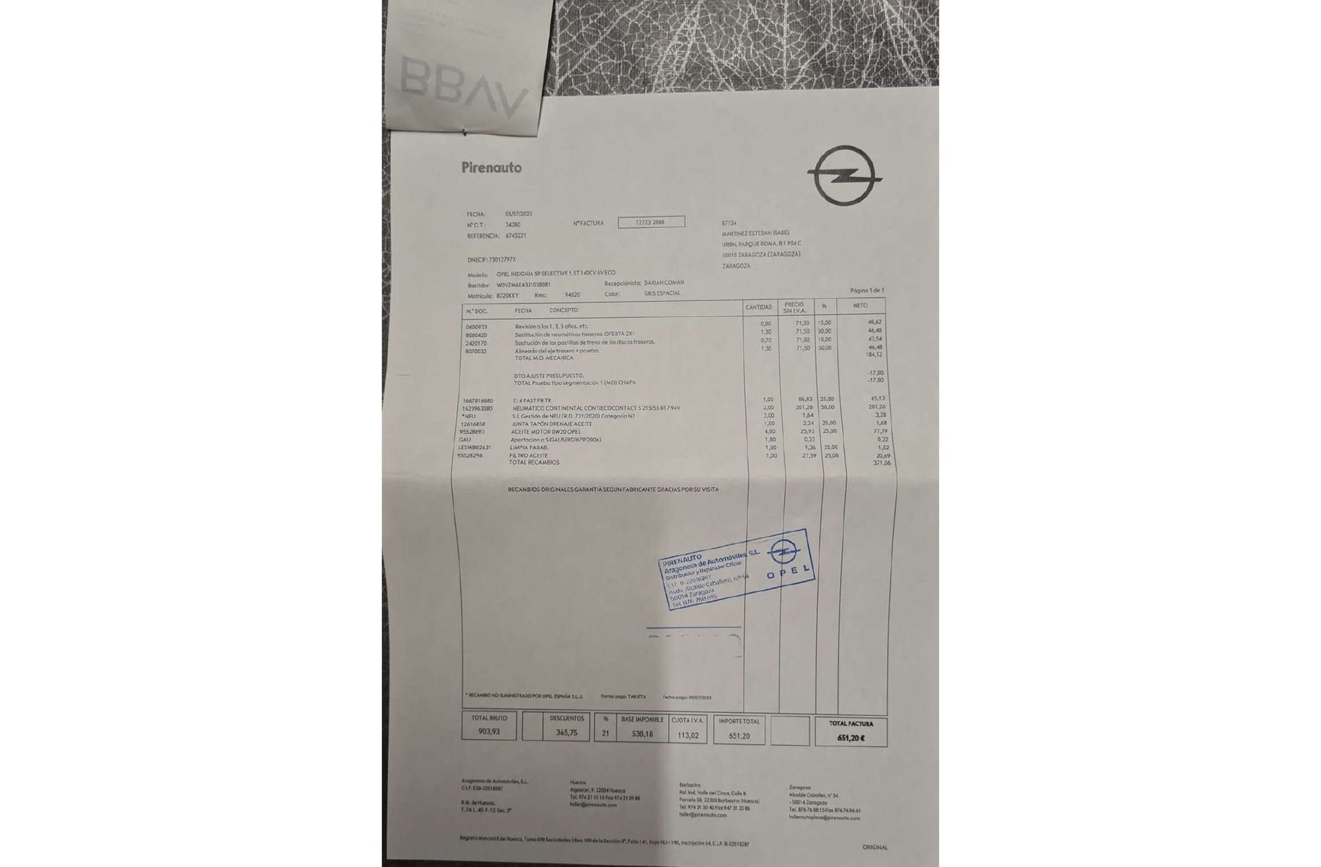 Opel Insignia GS 1.5 Turbo XFL ecoTEC Selective - foto 22