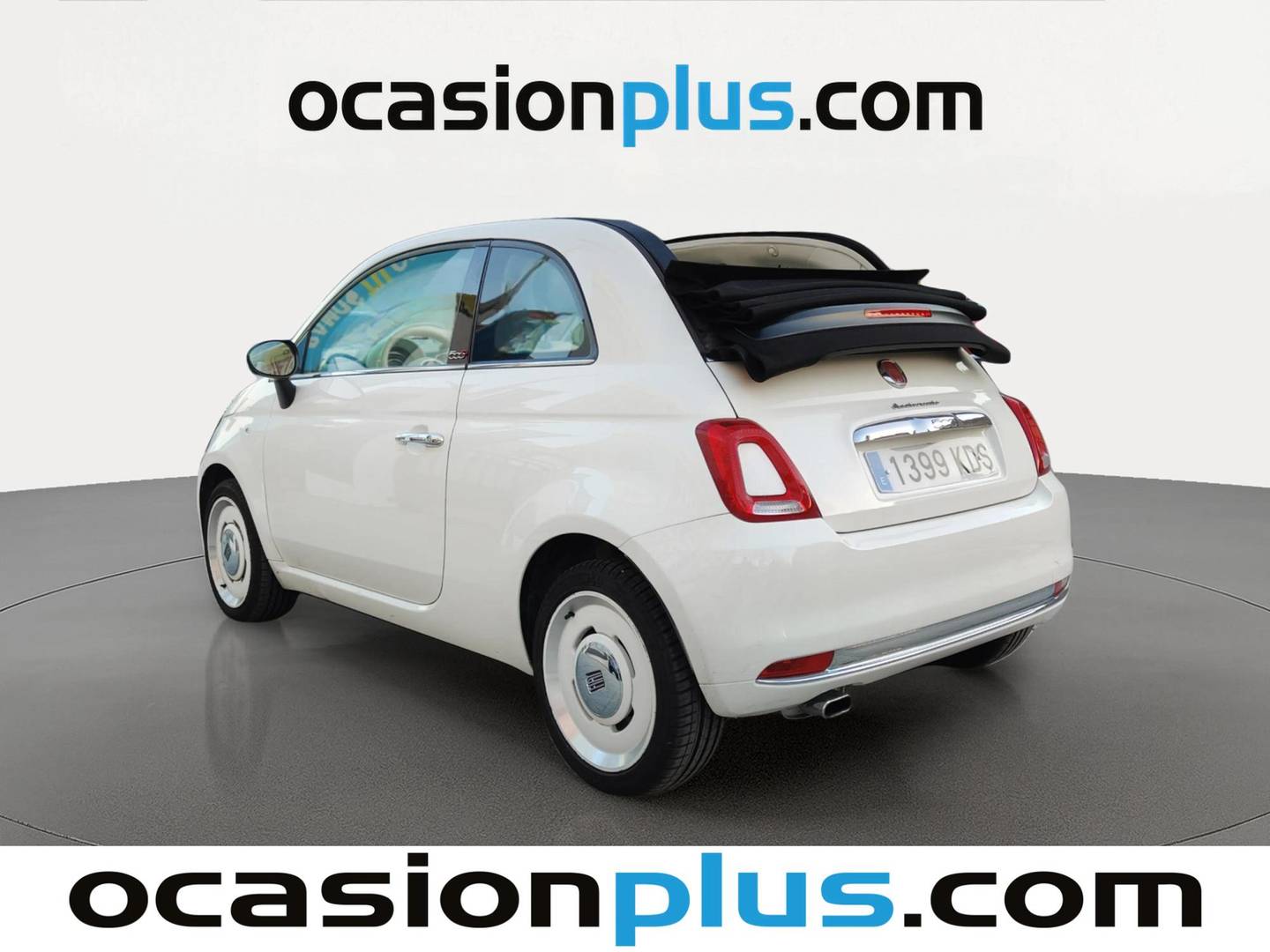 Foto trasera Fiat 500C Fiat 500C 1.2 8v Cabrio Aniversario (69 CV) izquierda