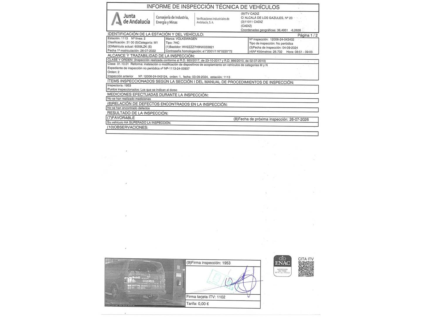 Volkswagen Caravelle Volkswagen Caravelle Origin Batalla Corta 2.0 TDI BMT (110 CV) de segunda mano