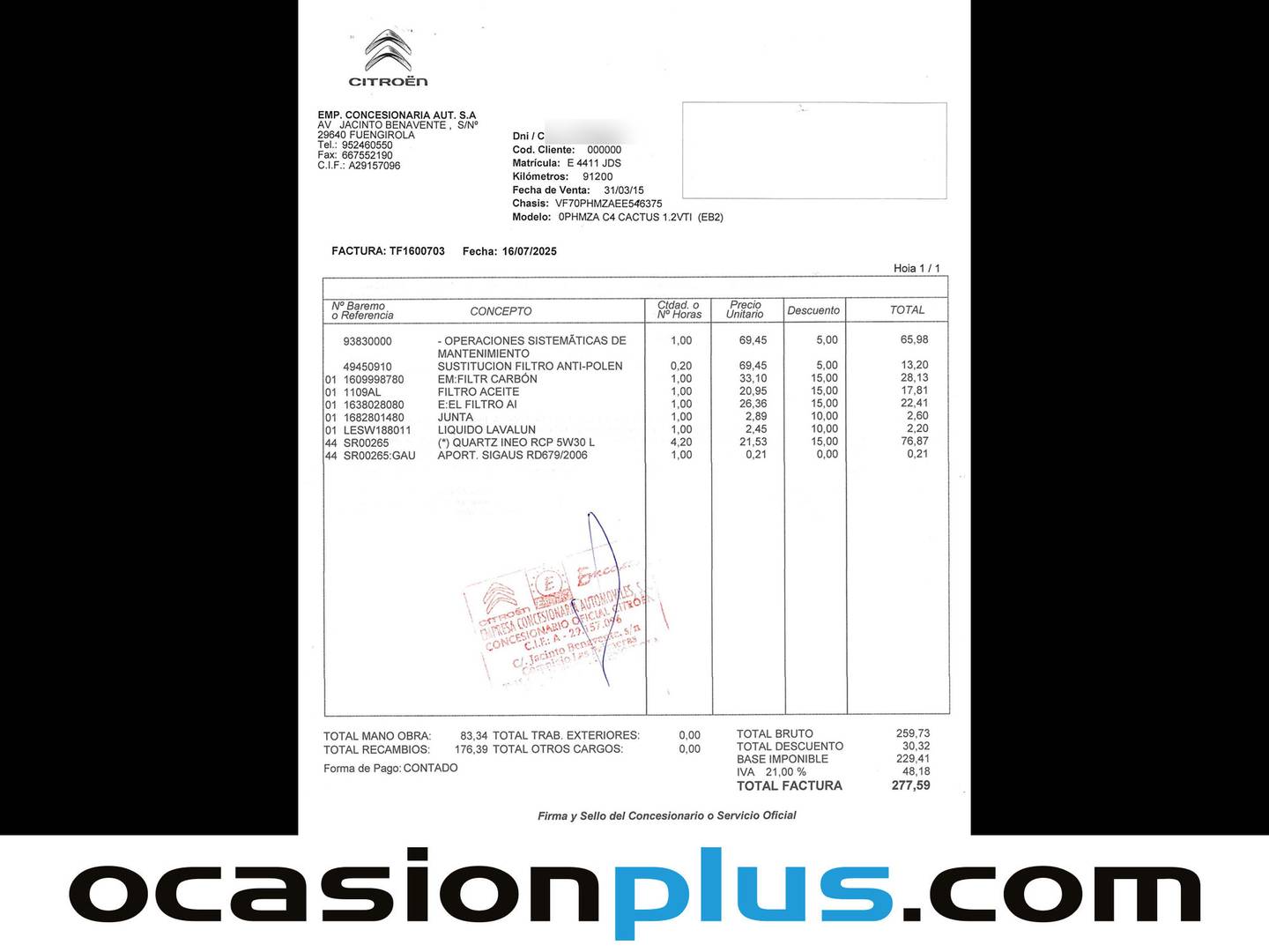 Foto Citroën C4 Cactus Citroen C4 Cactus 1.2 PureTech Feel Fine (82 CV)