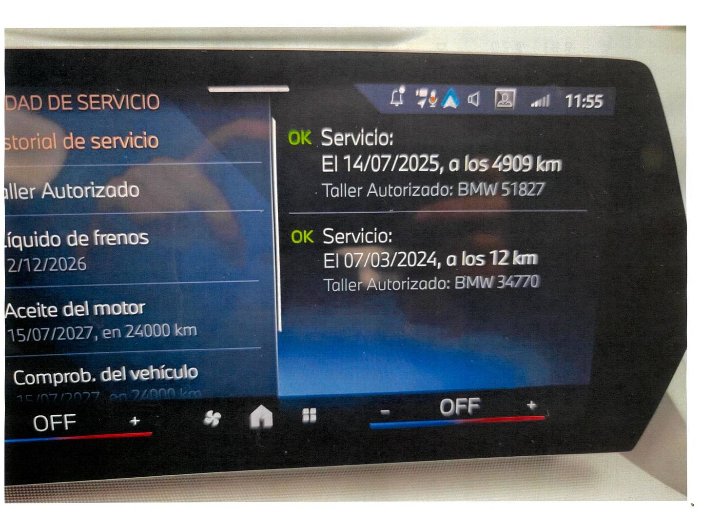 Foto del mantenimiento del BMW Serie 2 Active Tourer BMW Serie 2 218d Active Tourer (150 CV)