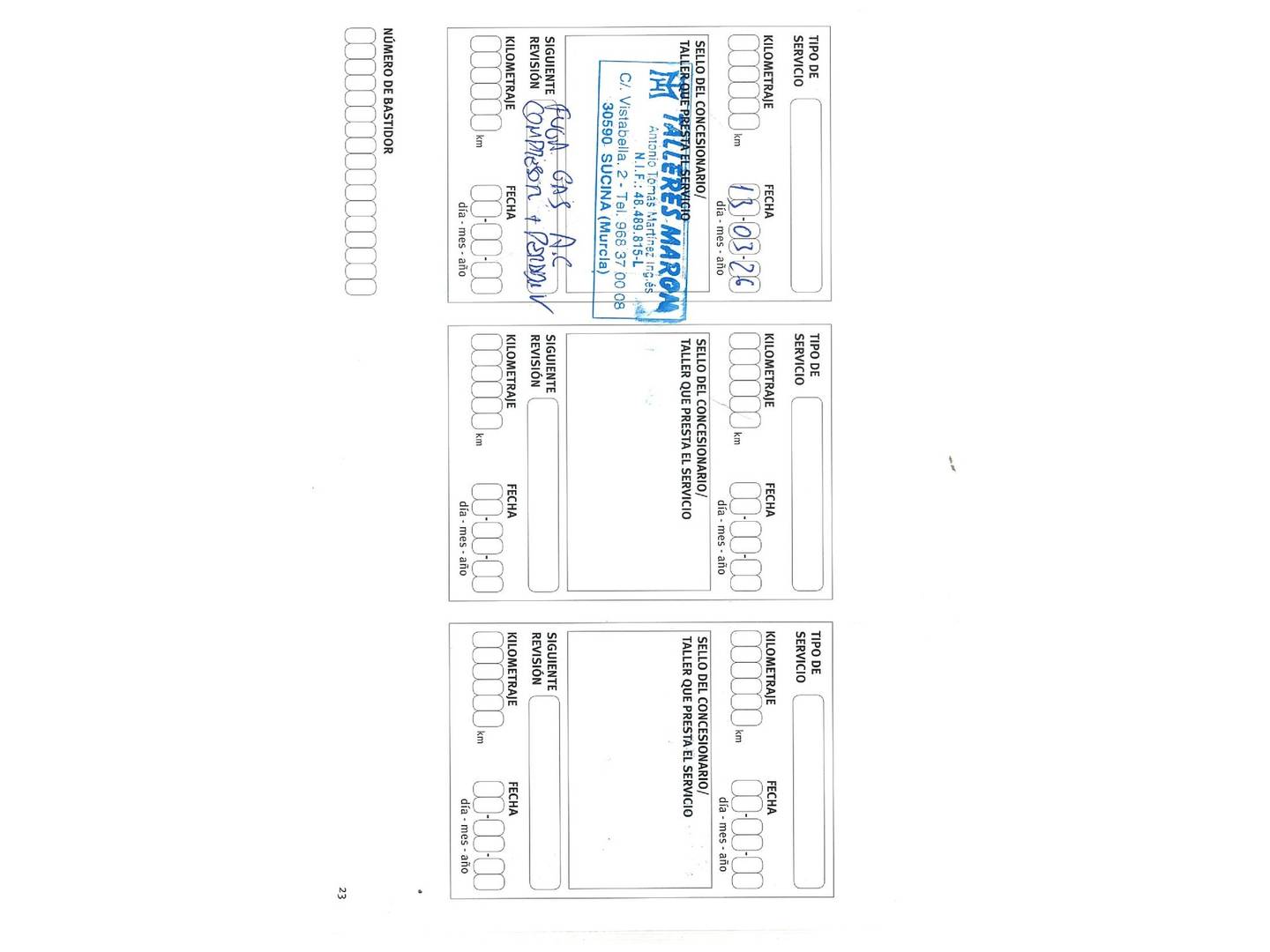Foto del mantenimiento del Nissan JUKE Nissan Juke 1.6 Acenta 4X2 (117 CV)