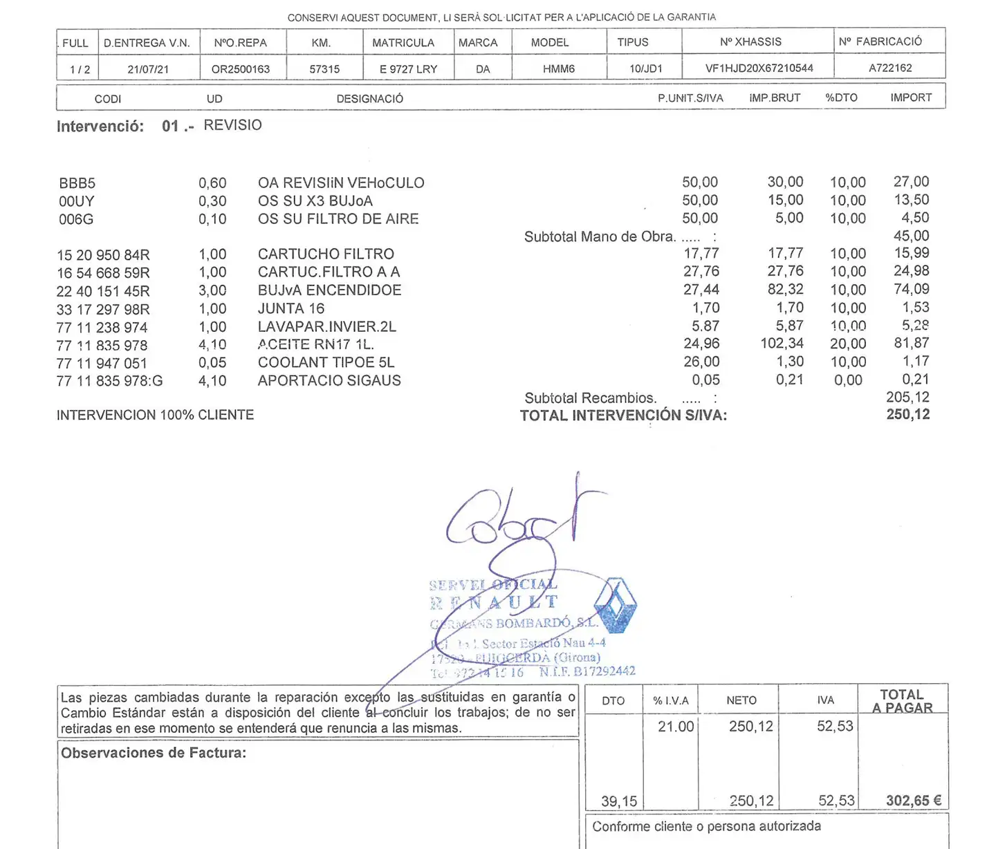 Mantenimiento
