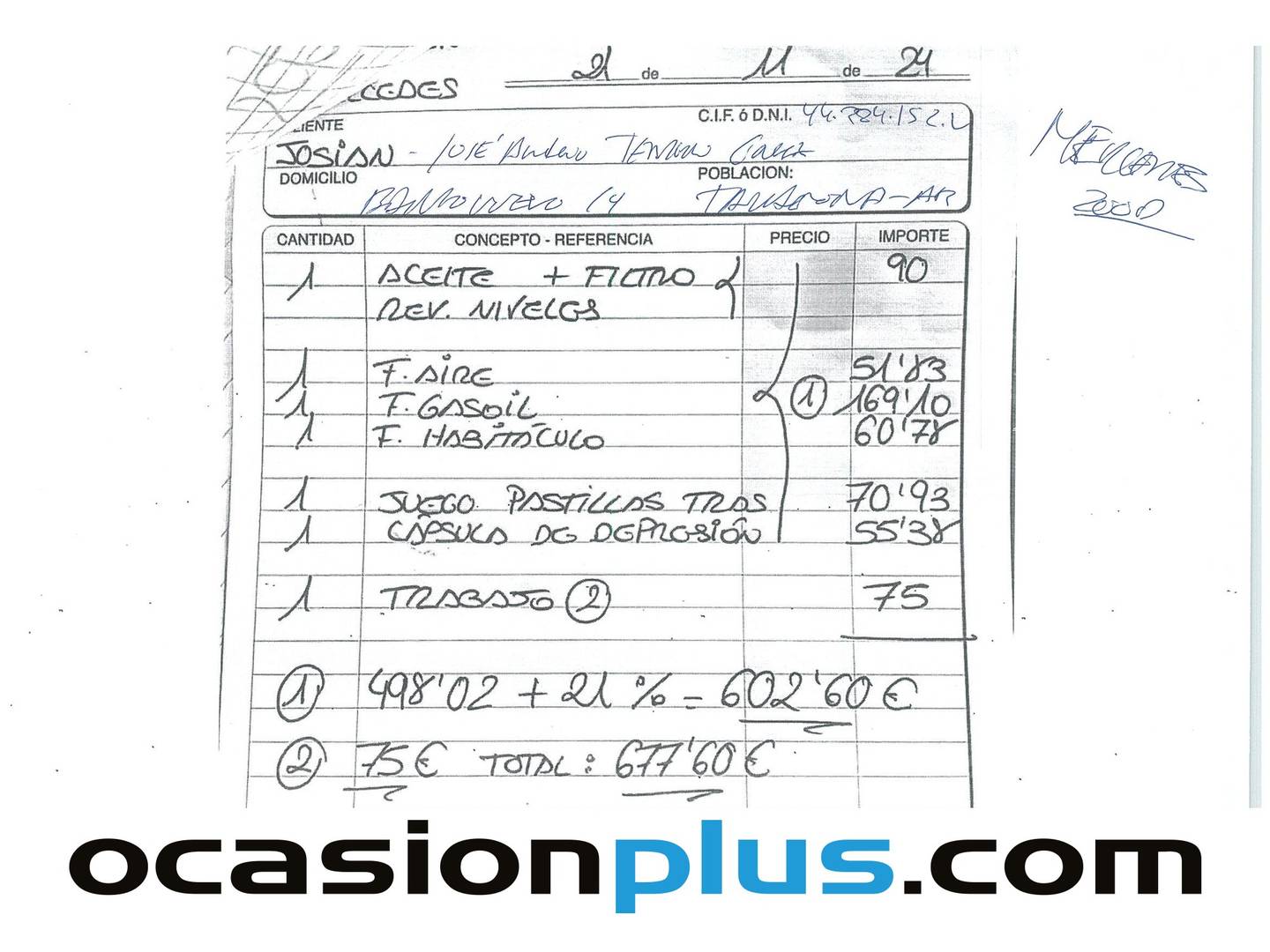 Foto del mantenimiento del Mercedes Clase A Mercedes Clase A 200 d Style (136 CV)