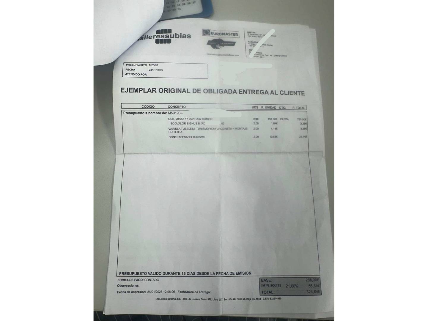 Foto del mantenimiento del Renault Scénic Renault Scenic 1.2 TCe Energy Bose (132 CV)