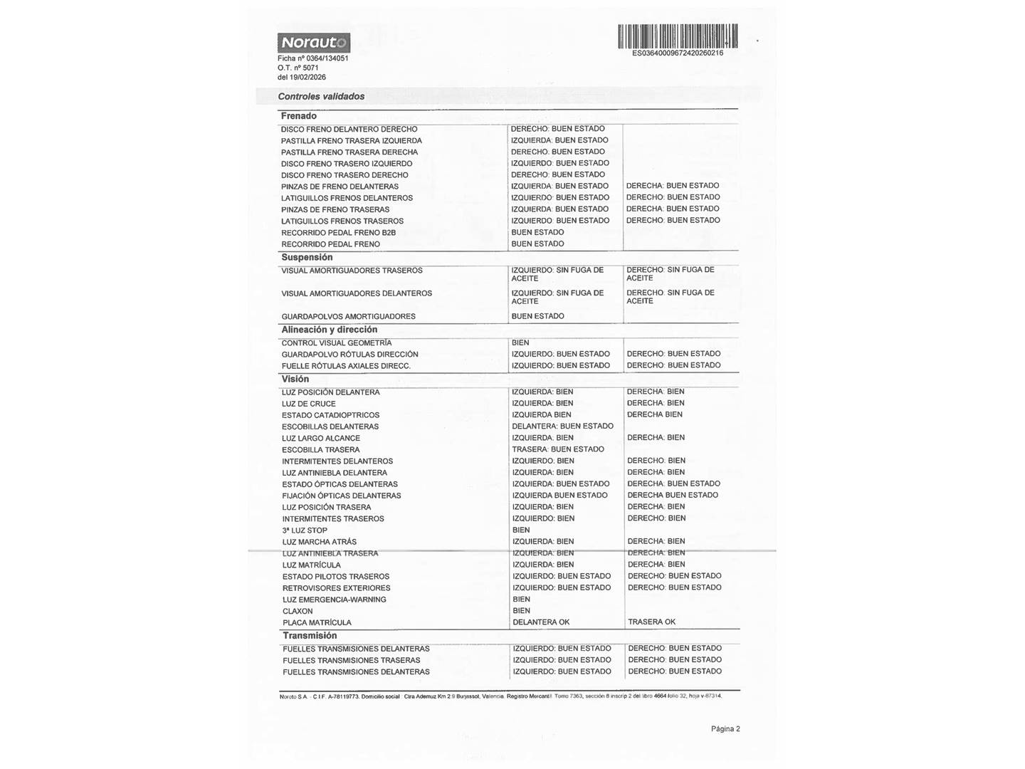 Foto del mantenimiento del Volvo V90 Cross Country Volvo V90 Cross Country B4 D Pro AWD Auto (197 CV)