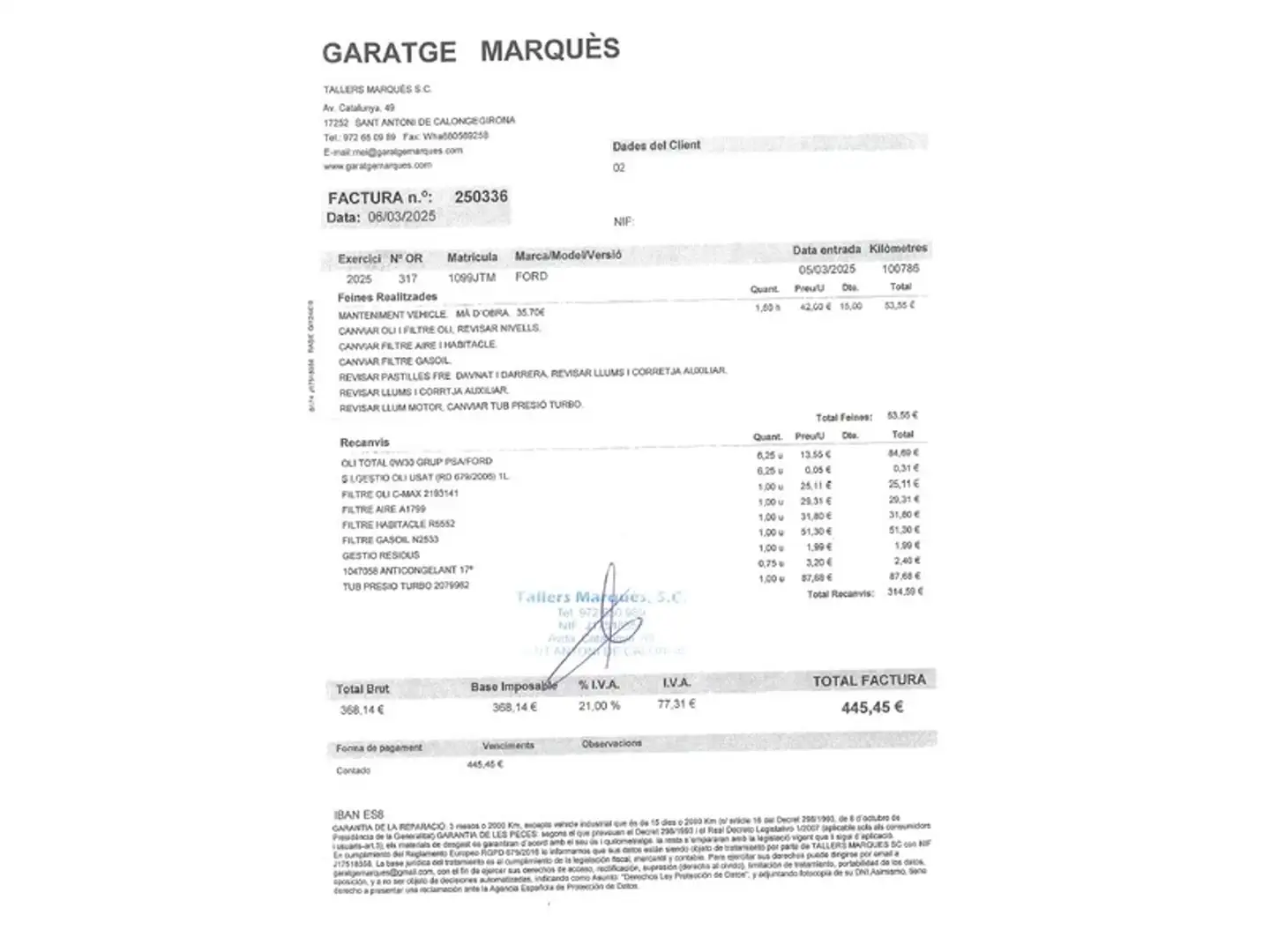 Mantenimiento