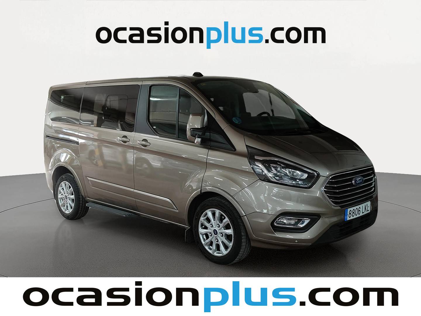 Foto delantera Ford Tourneo Custom Ford Tourneo Custom 2.0 Ecoblue Hybrid L1 Titanium (130 CV) 9 Plazas derecha