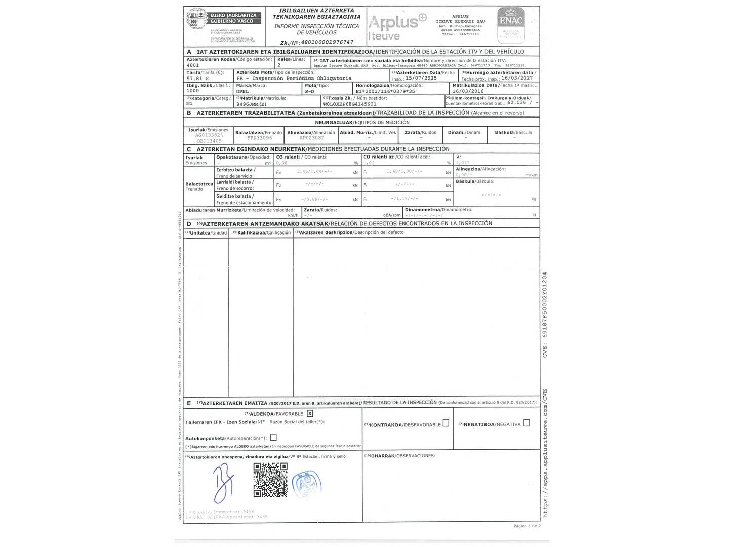 Opel Corsa Opel Corsa 1.4 Expression (75 CV) de segunda mano