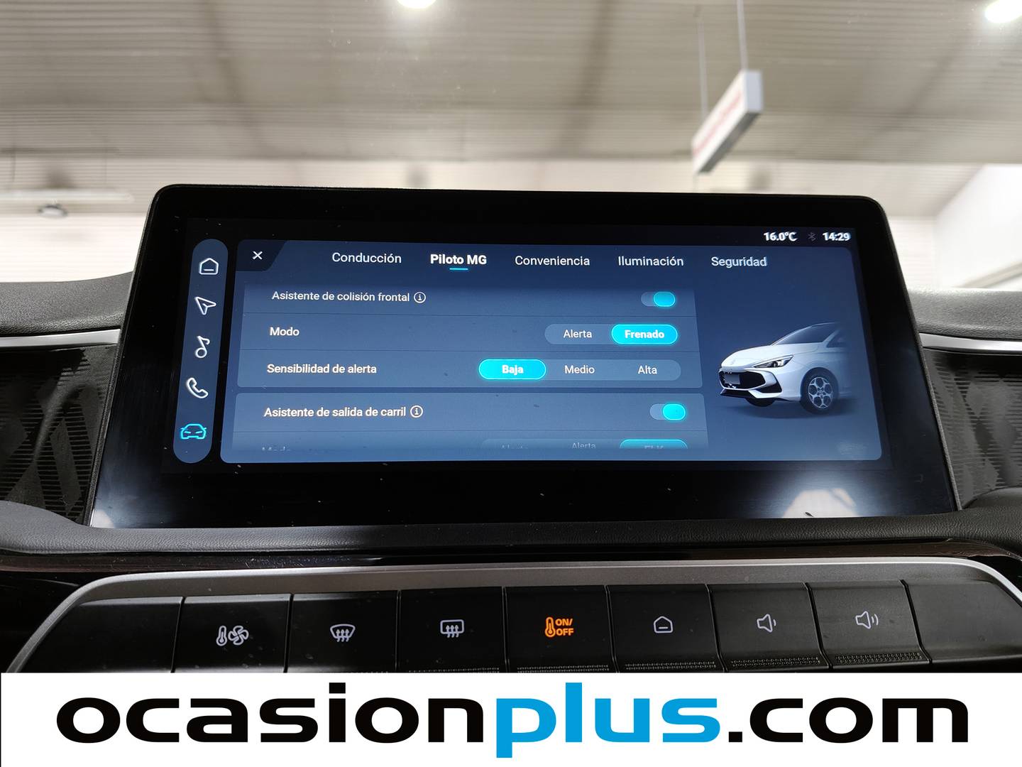 Equipamiento del MG MG3 MG MG3 1.5 Comfort (116 CV)