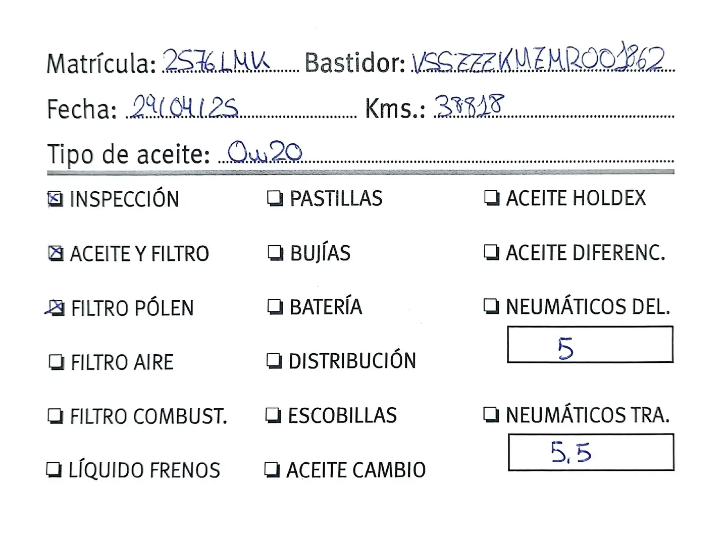 Mantenimiento