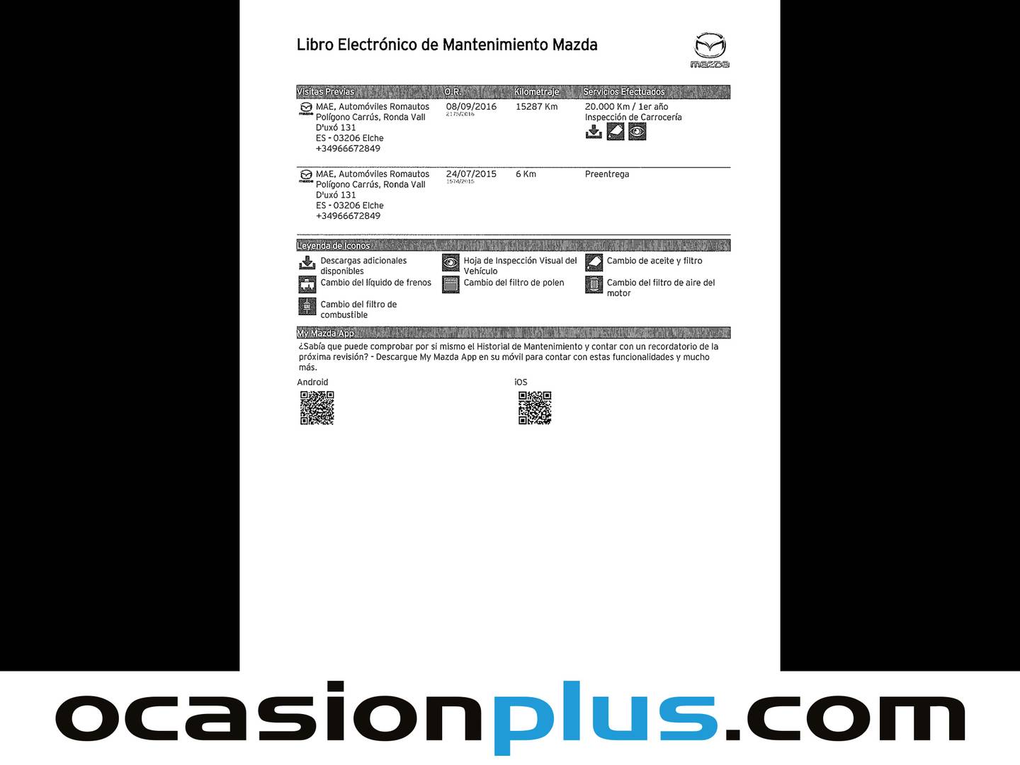 Foto del mantenimiento del Mazda Mazda3 Mazda Mazda 3 2.2 DE Luxury (150 CV)