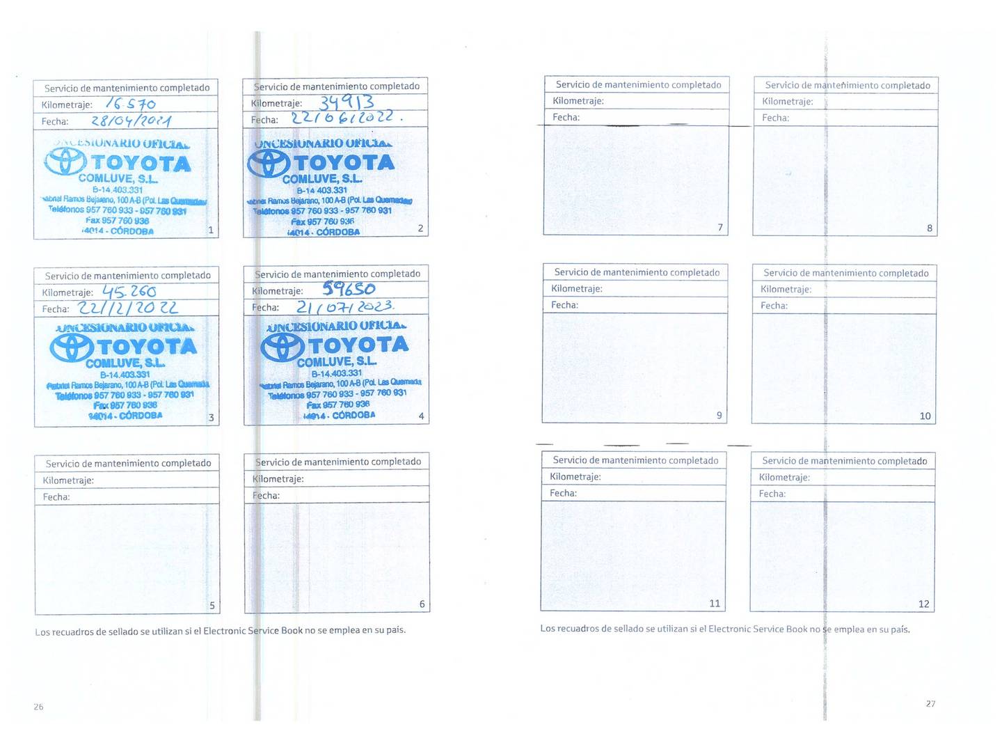 Foto del mantenimiento del Toyota C-HR Toyota C-HR 1.8 125H Advance (122 CV)