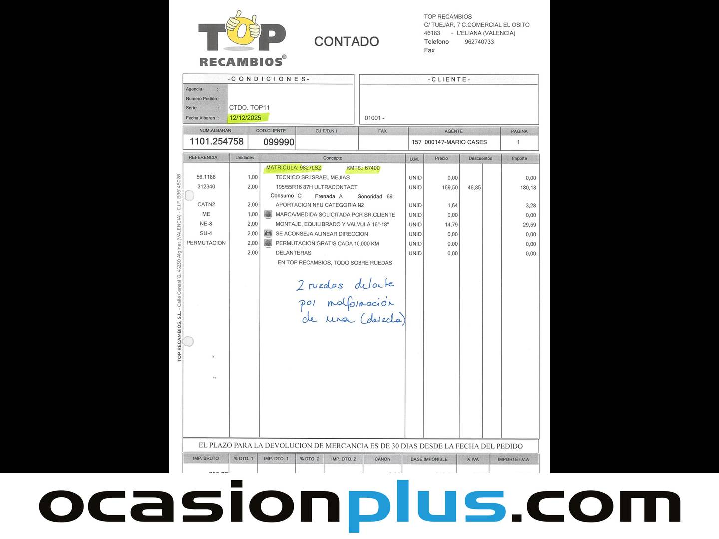 Foto del mantenimiento del Peugeot 208 Peugeot 208 PureTech 100 Active Pack (100 CV)