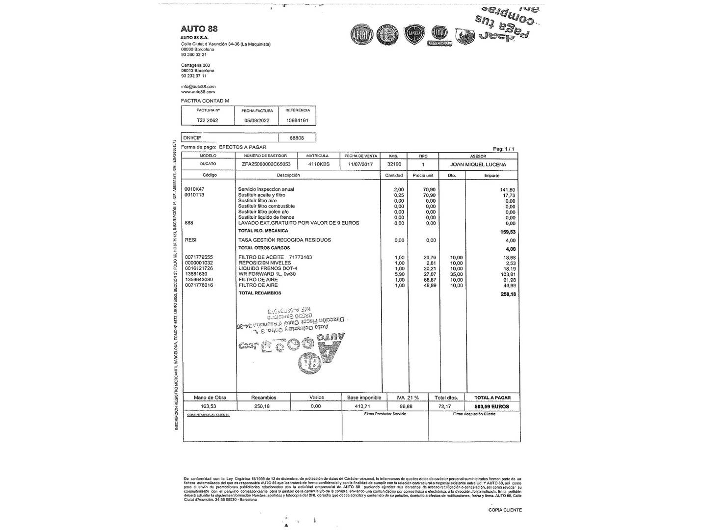 Foto del mantenimiento del McLouis Steel S 35G McLouis Steel S 35G MC4-73 (150 CV) 5 Plazas