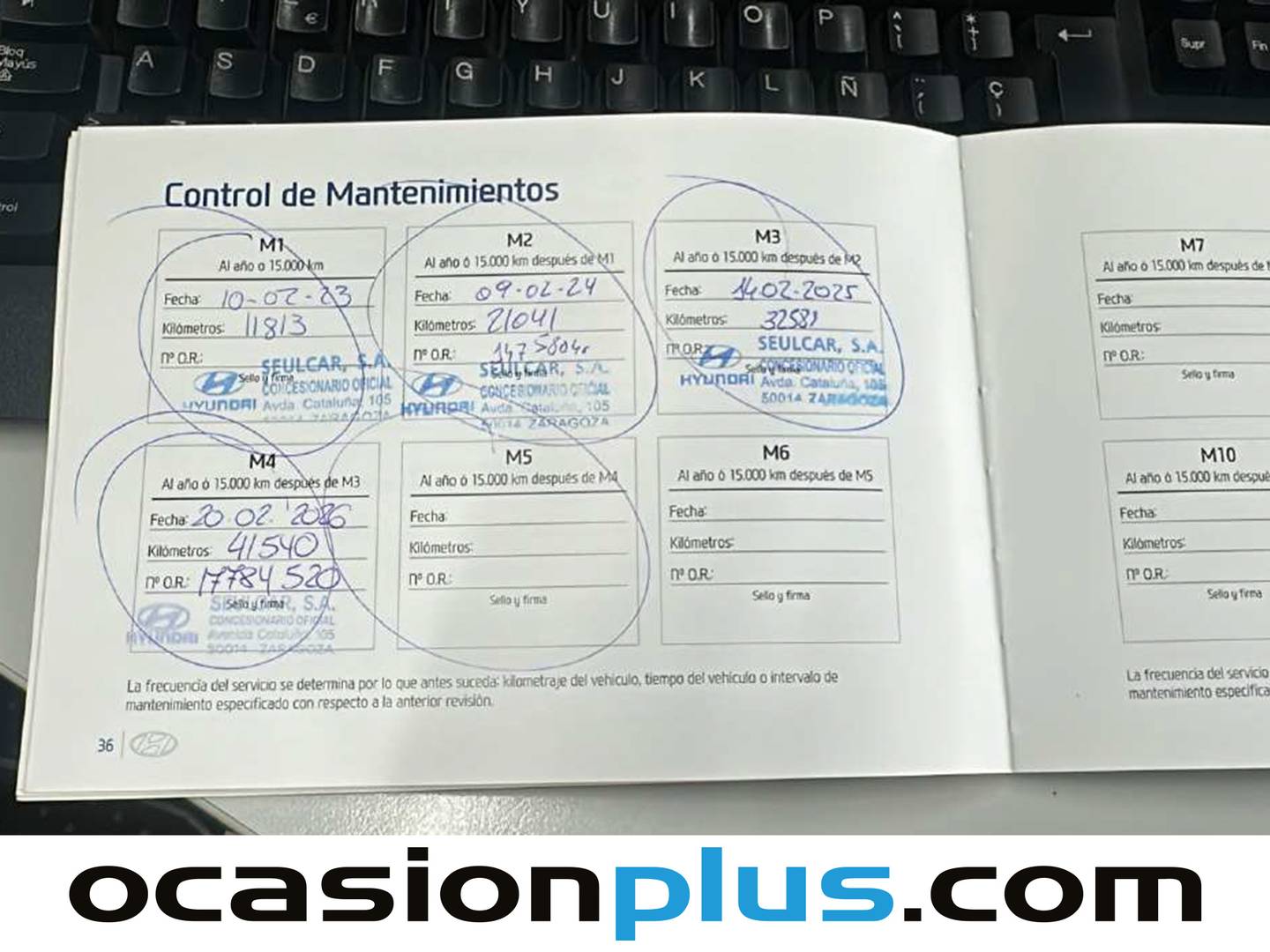 Foto del mantenimiento del Hyundai Kona Hyundai Kona 1.0 TGDi 48V N Line 4x2 (120 CV)