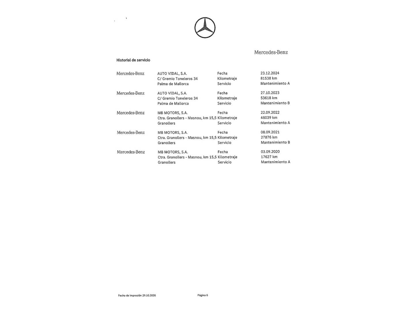 Foto del mantenimiento del Mercedes Clase GLE Coupé Mercedes GLE Coupé Mercedes-AMG 43 4Matic (390 CV)