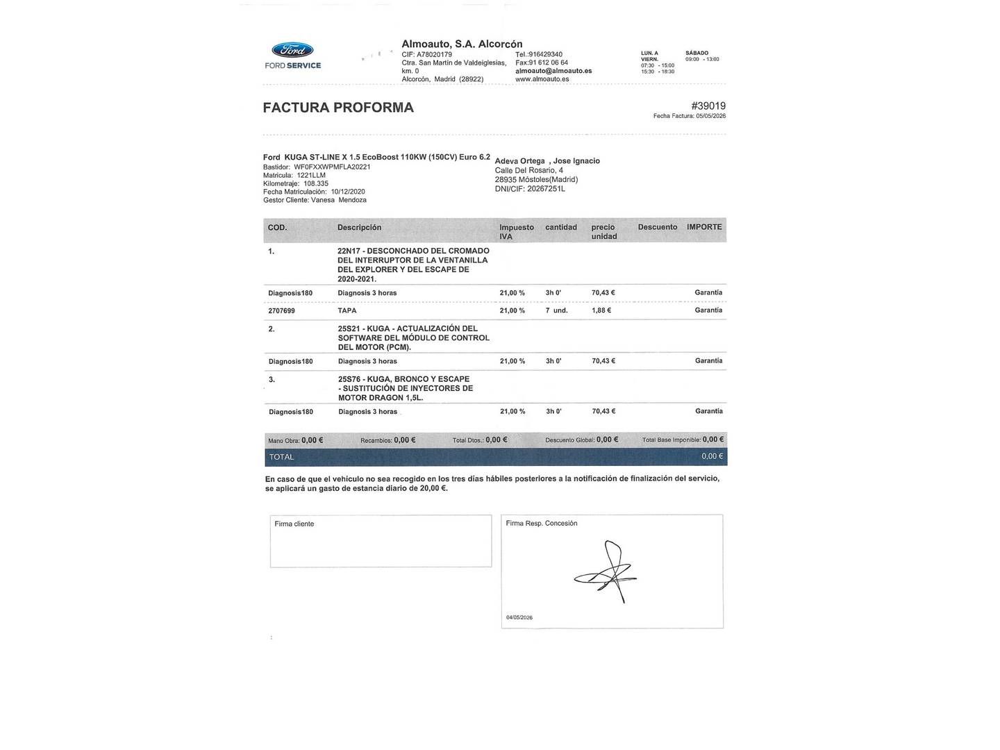 Ford Kuga Ford Kuga 1.5 EcoBoost ST-Line X 4x2 (150 CV) manual