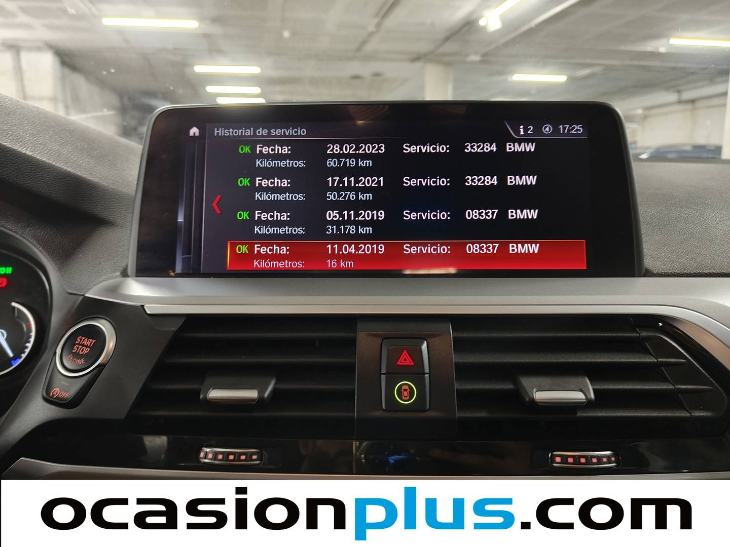 Foto del mantenimiento del BMW X3 BMW X3 xDrive20d (190 CV)