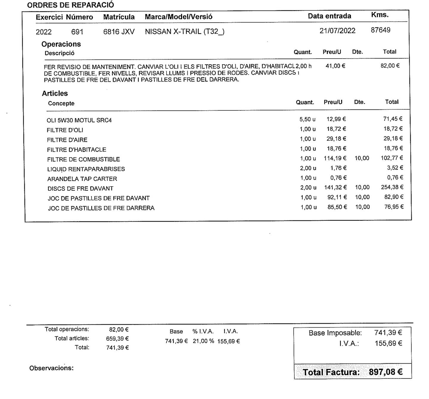 Foto Nissan X-TRAIL Nissan X-Trail dCi 130 Tekna 4x2 (130 CV)