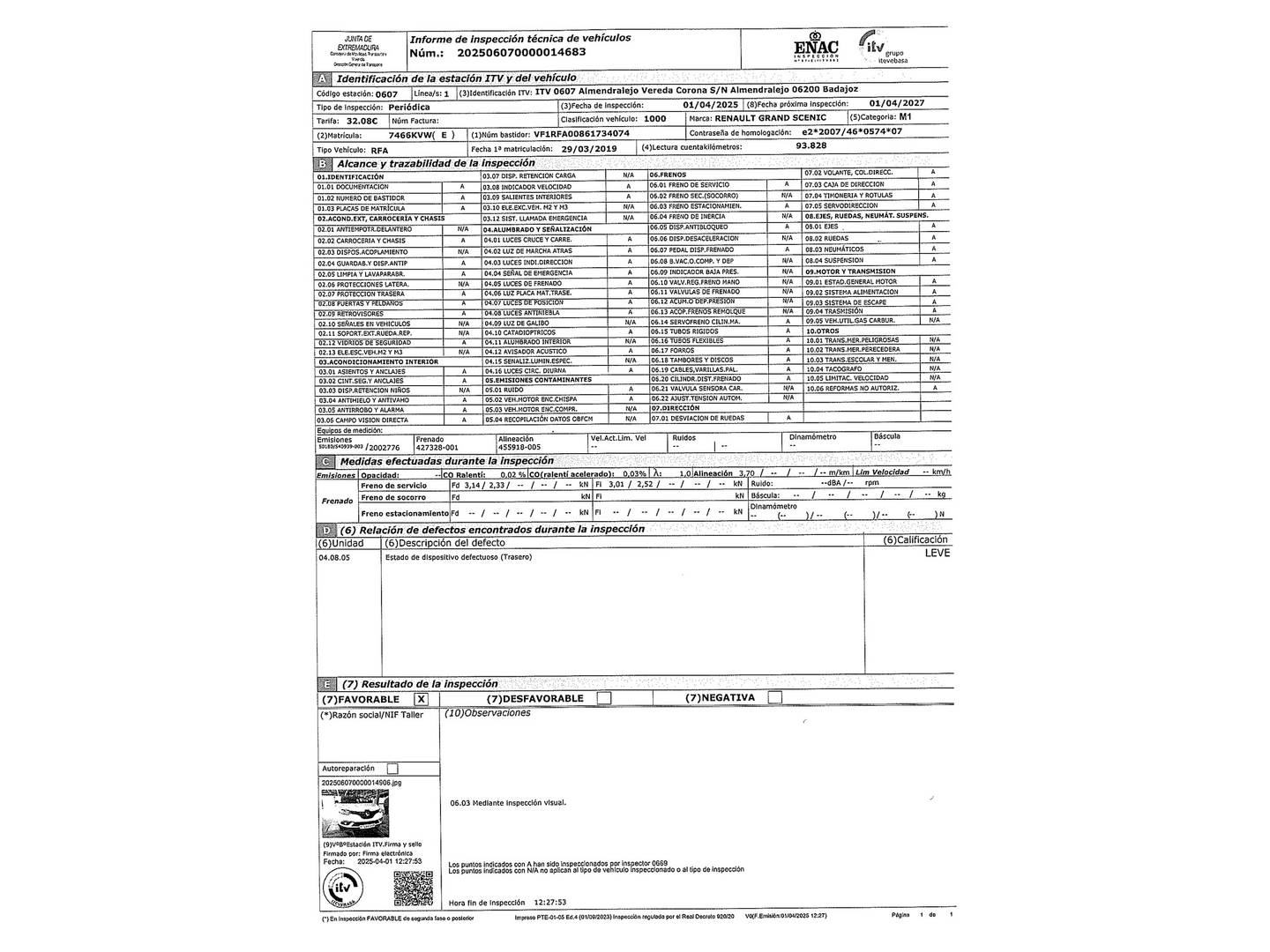 Foto Renault Grand Scénic Renault Grand Scenic Zen TCe (140 CV) GPF 7 Plazas