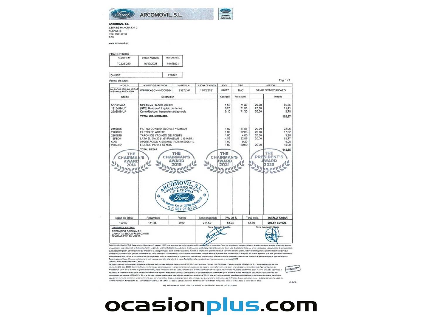 Foto Ford Focus Ford Focus 1.0 Ecoboost MHEV Active (125 CV)