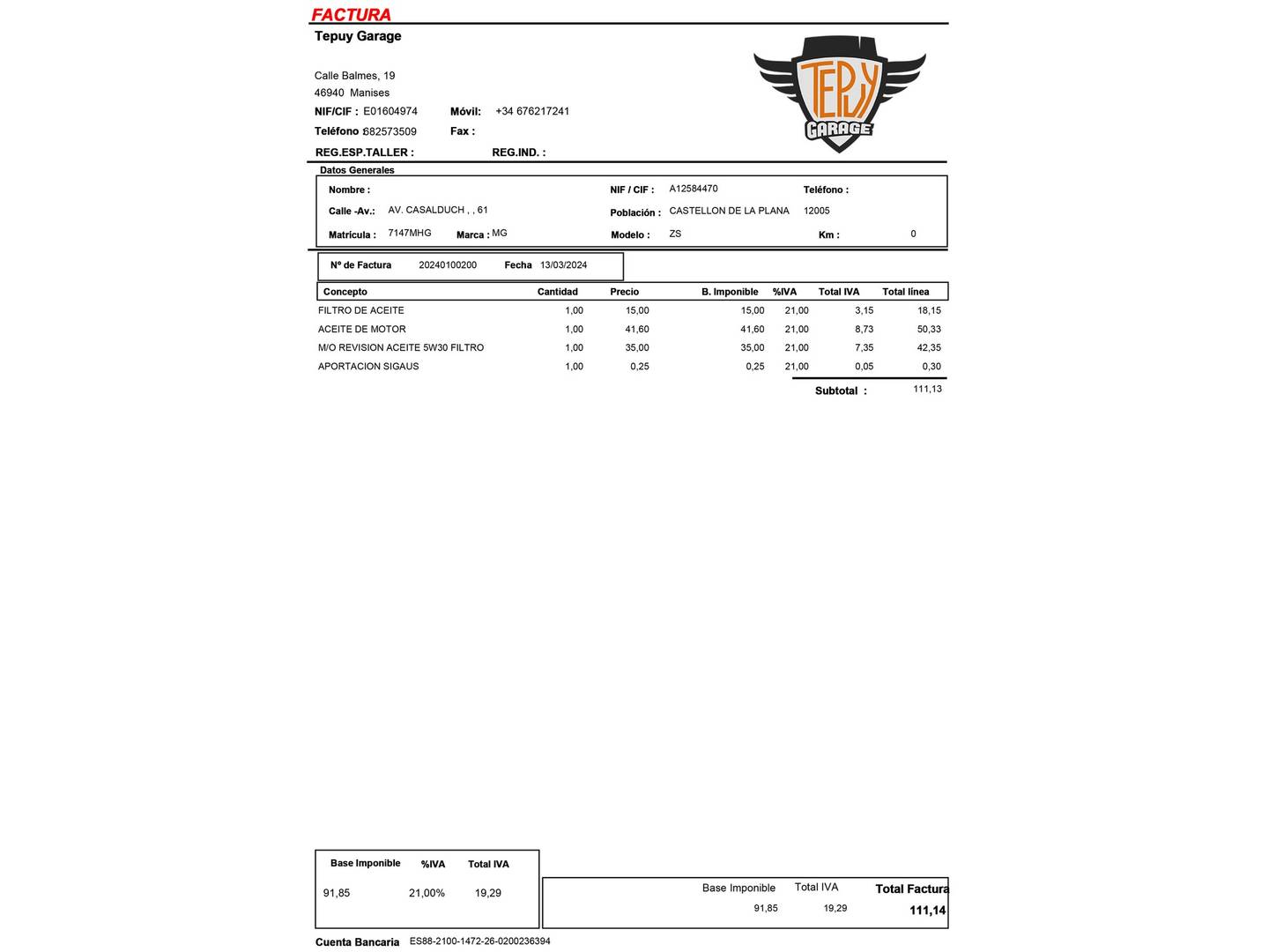 Foto MG ZS MG ZS 1.0T Luxury (111 CV)