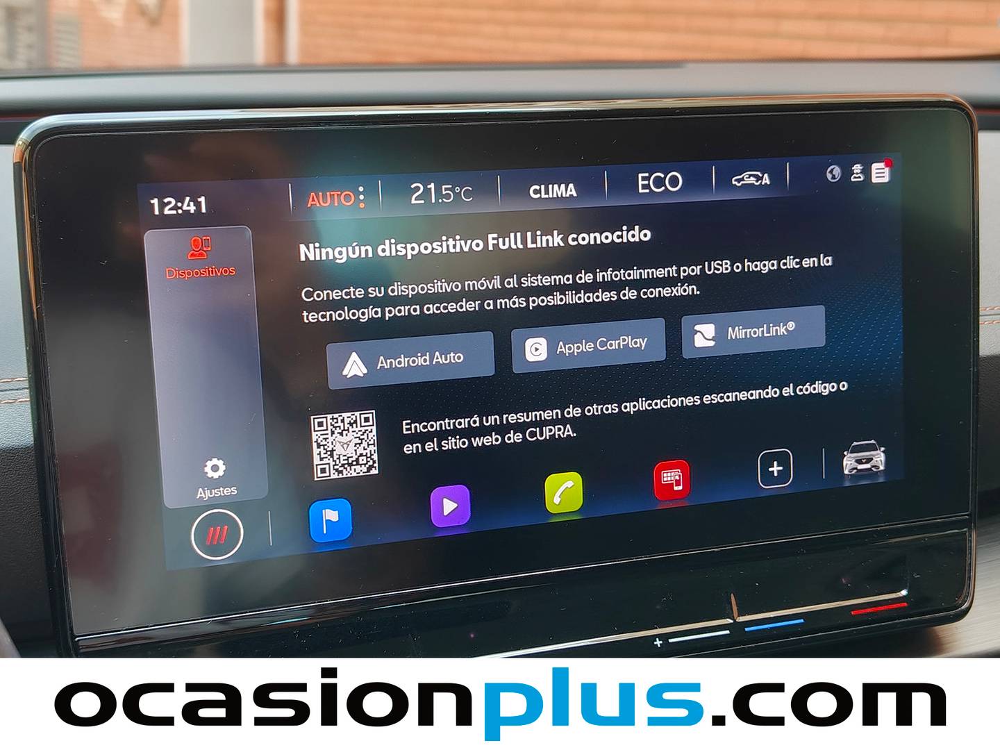 Equipamiento del Cupra Formentor Cupra Formentor 1.4 e-Hybrid DSG  (204 CV)