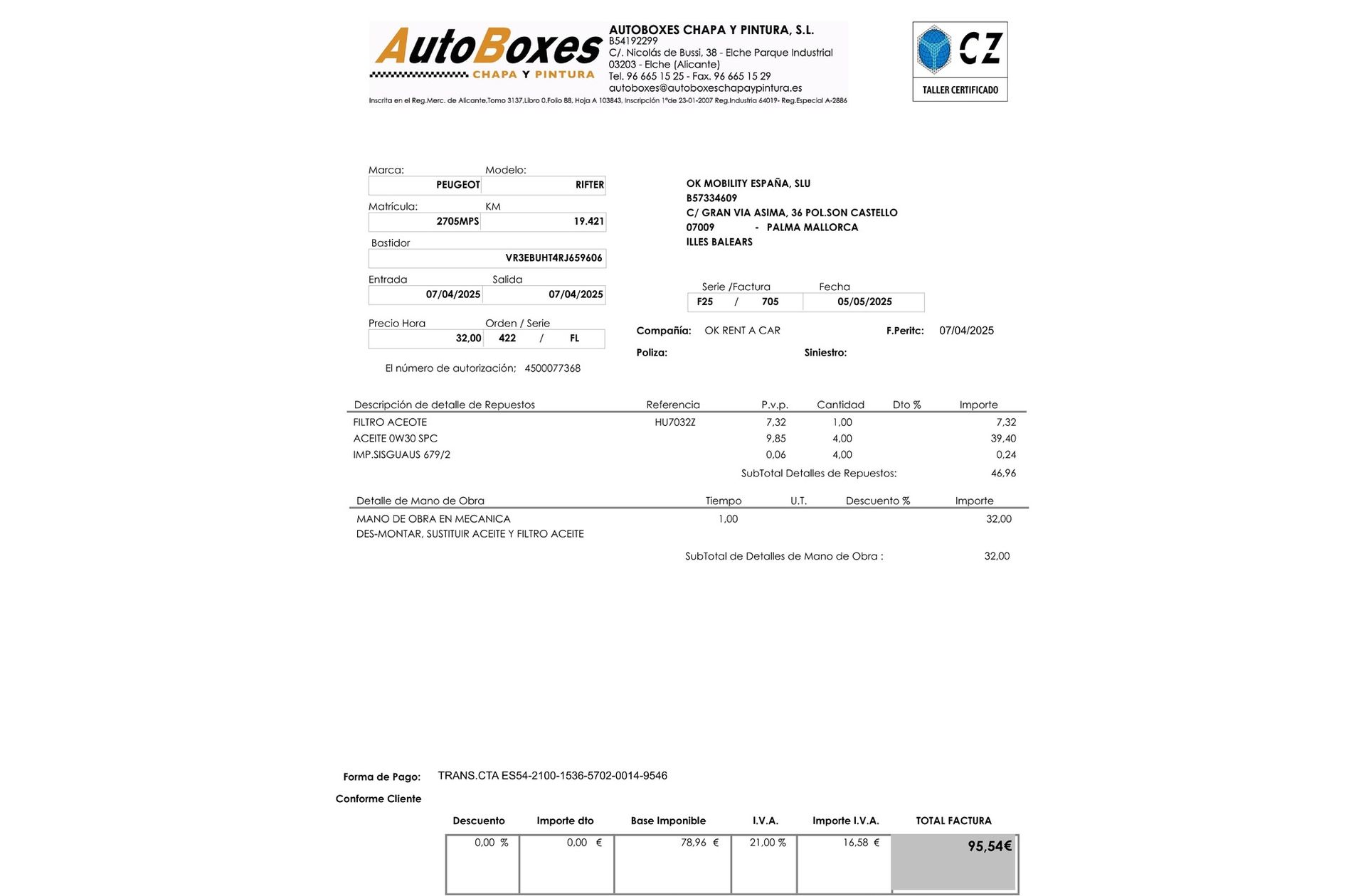 Peugeot Rifter BlueHDi 100 Allure - foto 18