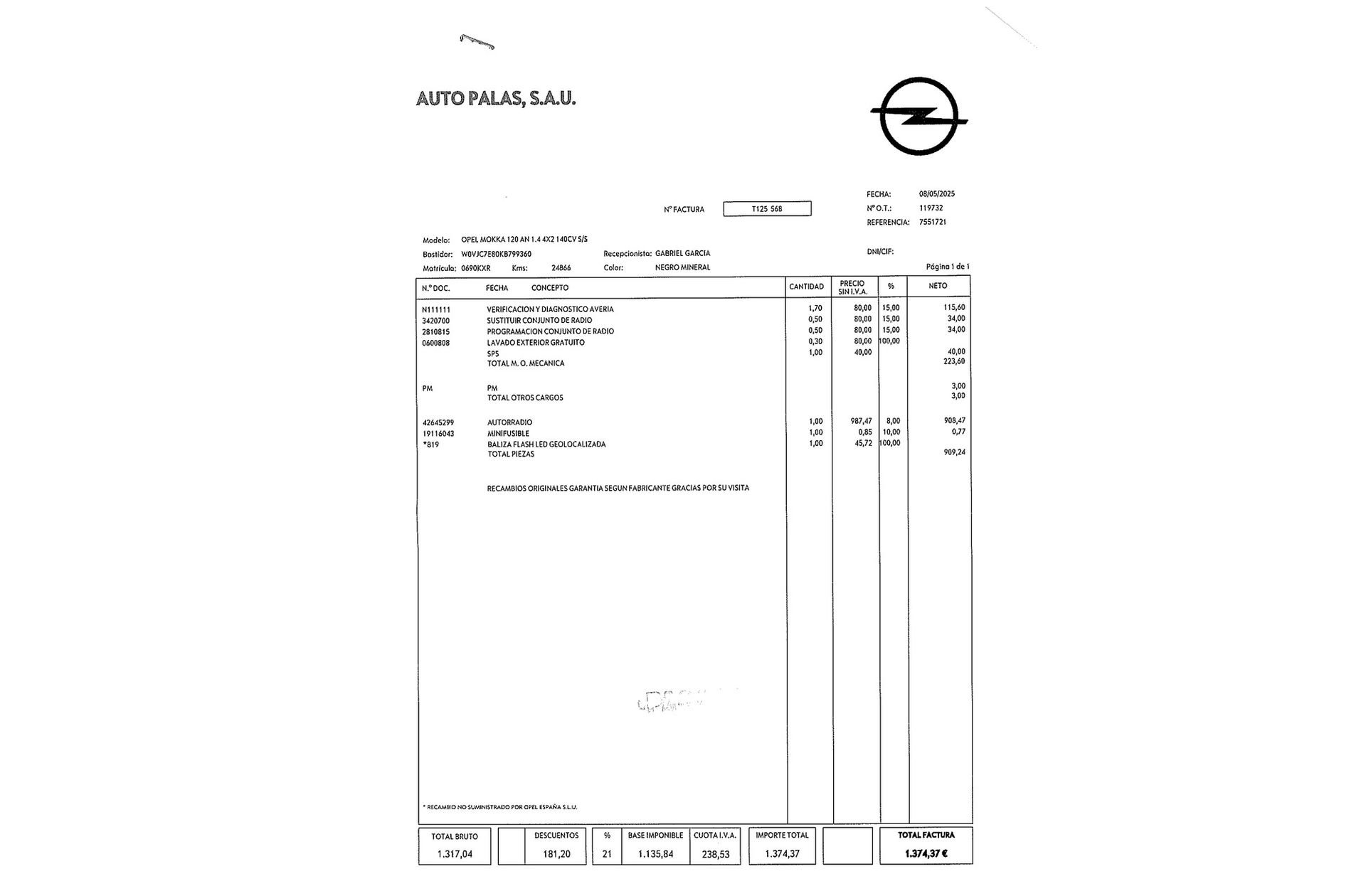Opel Mokka 1.4 Turbo Selective 4x2 - foto 20