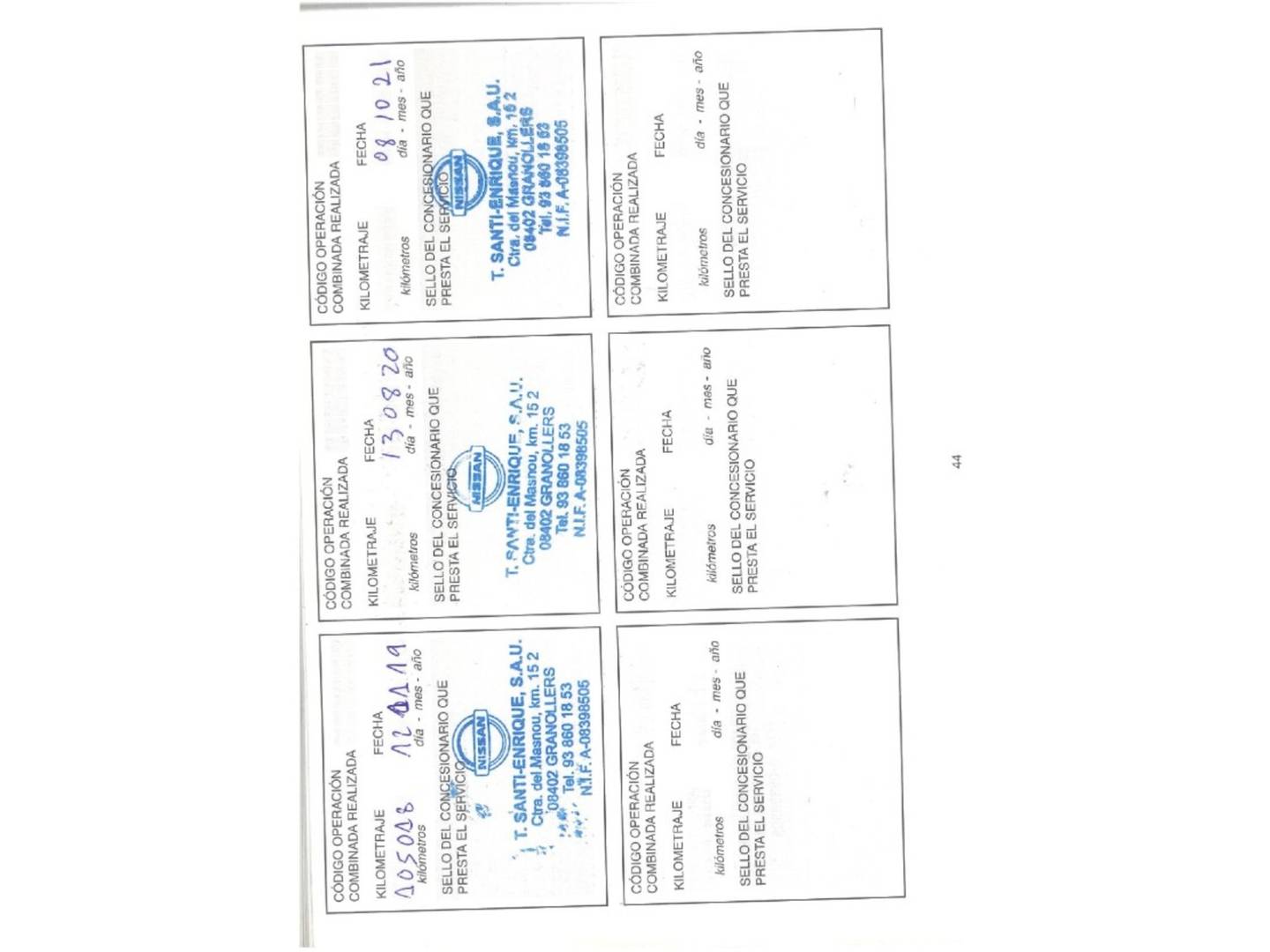 Foto del mantenimiento del Nissan Pathfinder Nissan Pathfinder 2.5 dCi SE 7 Plazas (171 CV)