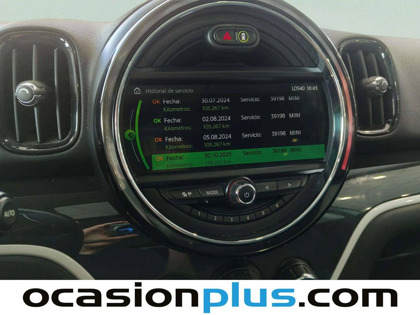 Foto del mantenimiento del Mini Countryman Mini MINI Countryman Cooper S E ALL4 (224 CV)