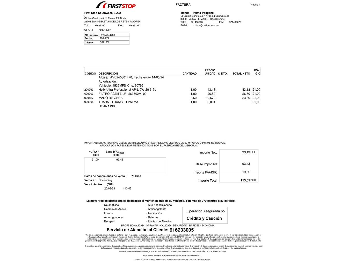 Foto del mantenimiento del Hyundai Tucson Hyundai Tucson 1.6 CRDI Maxx (115 CV)