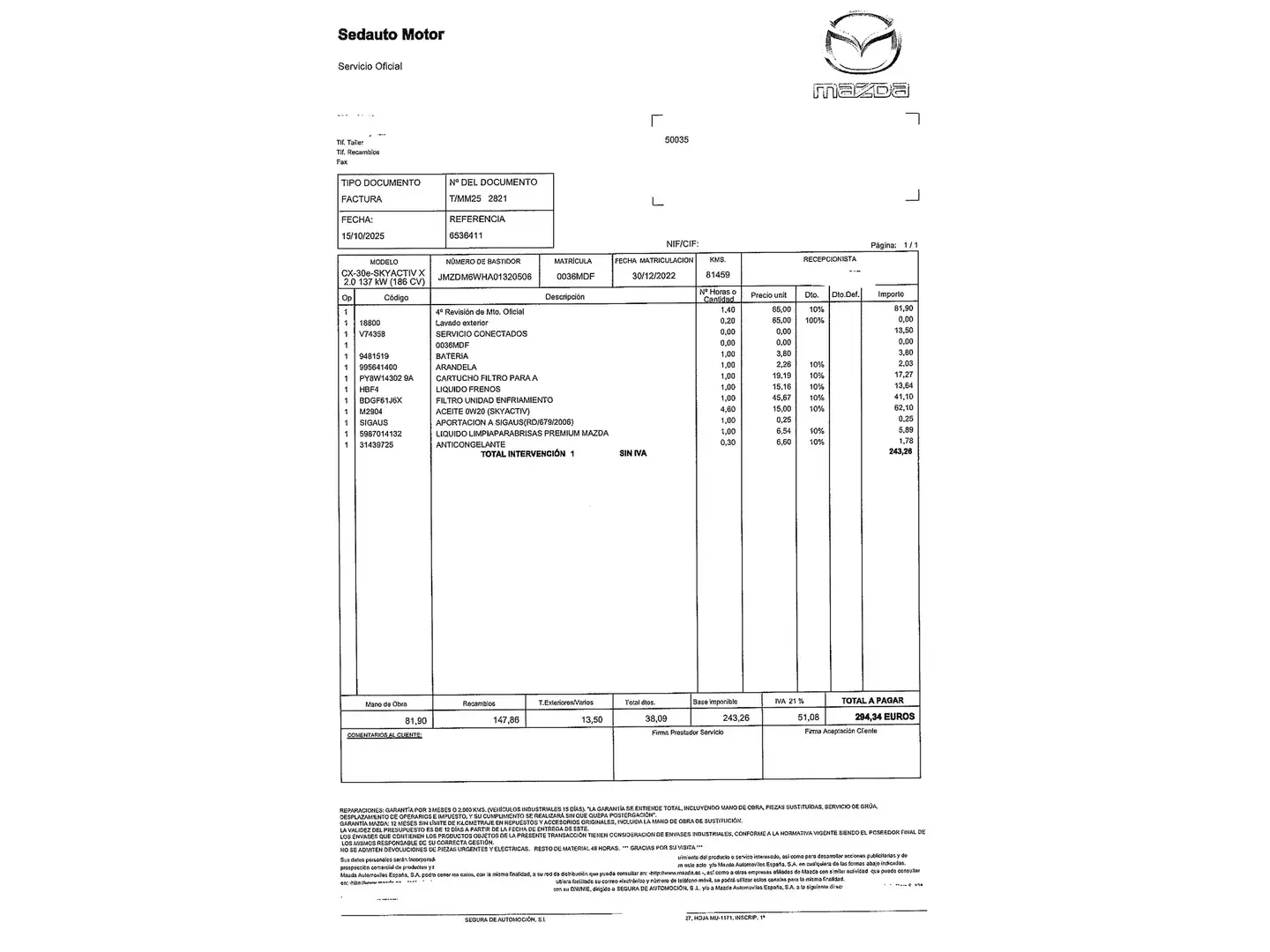 Foto Mazda CX-30 Mazda CX-30 2.0 e-Skyactiv-X Zenith AT  (186 CV)