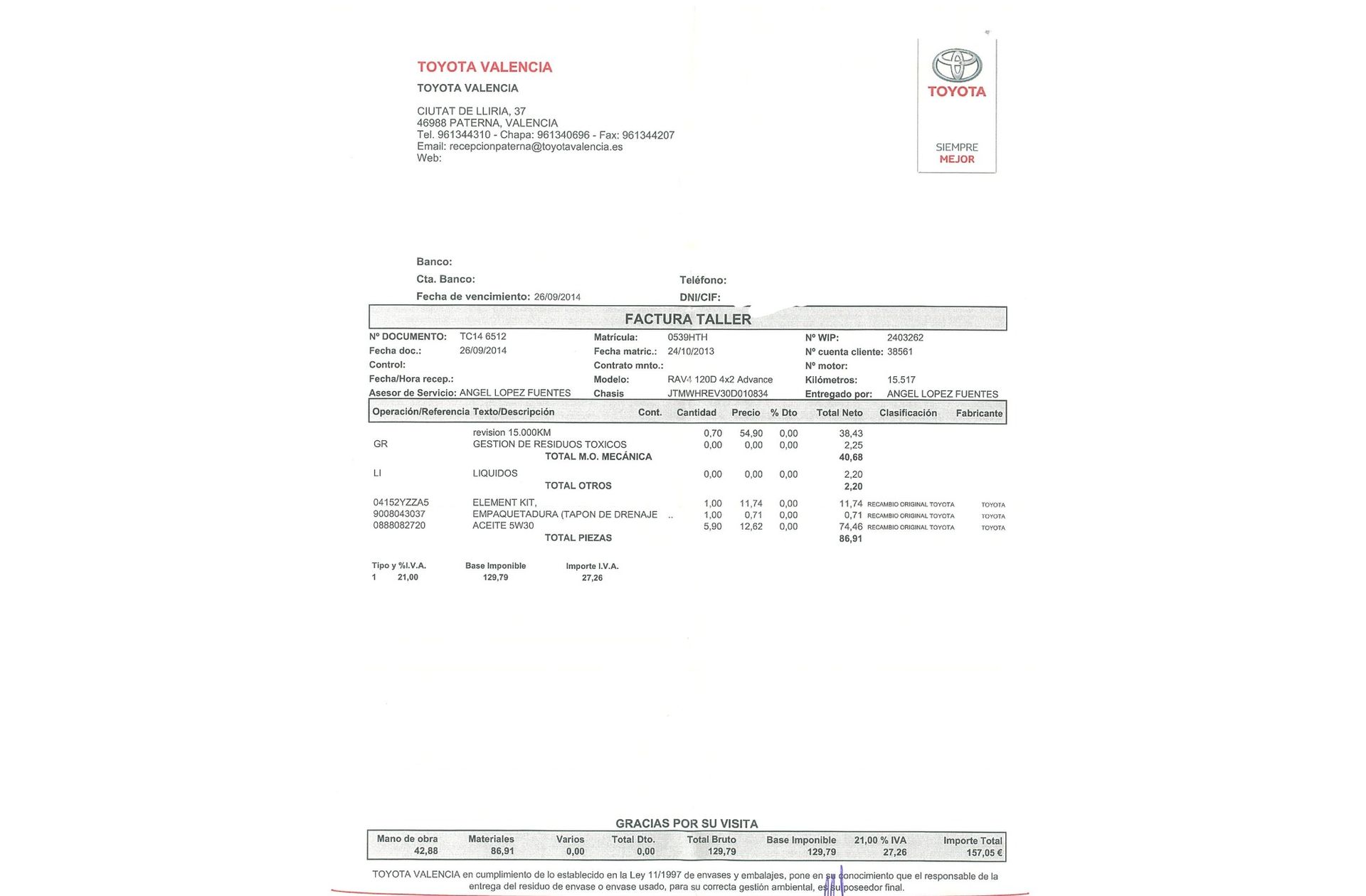 Toyota RAV4 120D Advance 4x2 - foto 17
