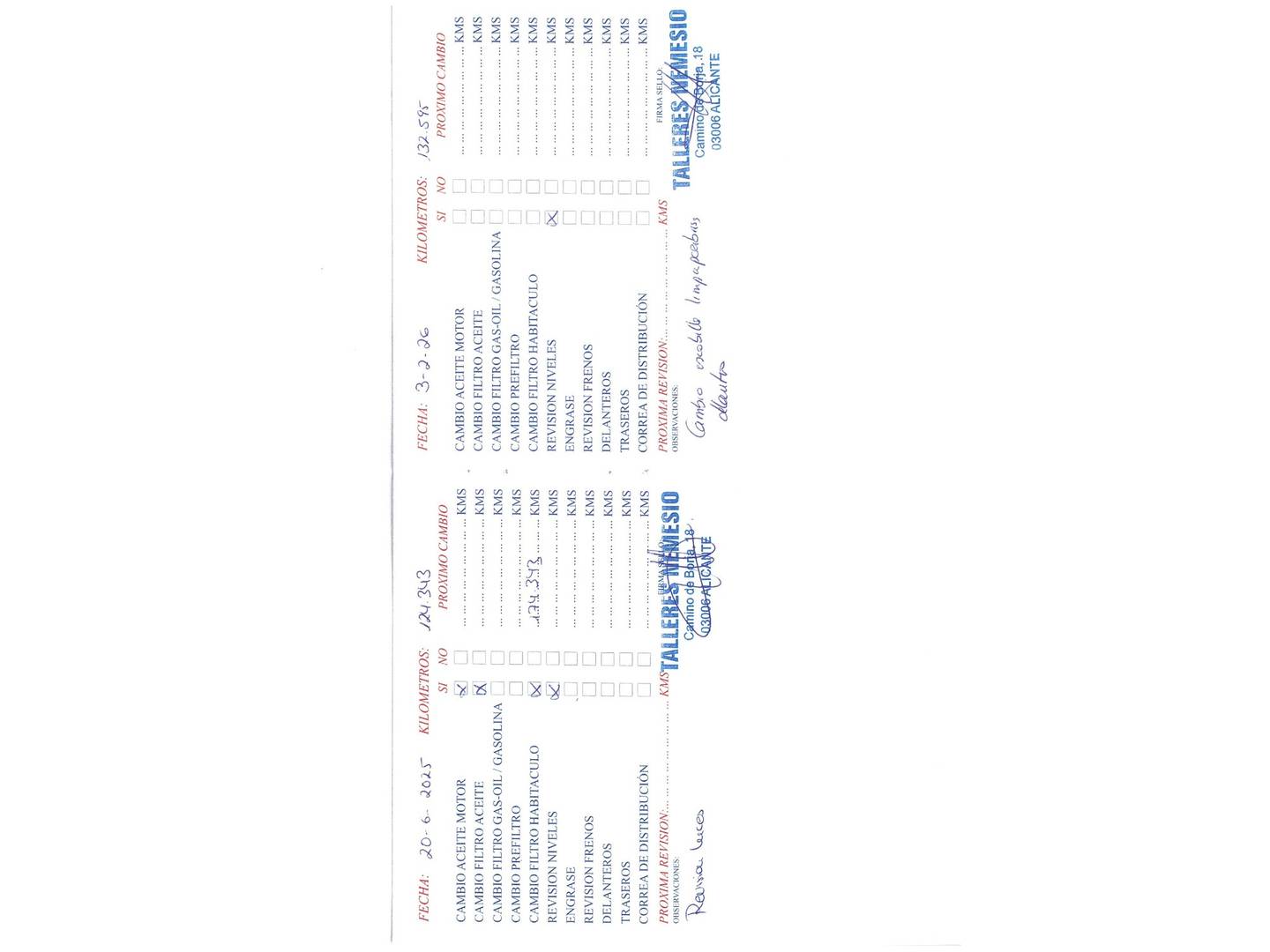 Foto del mantenimiento del Mini MINI MINI MINI Cooper 5 Puertas Cooper 5 Puertas (136 CV)