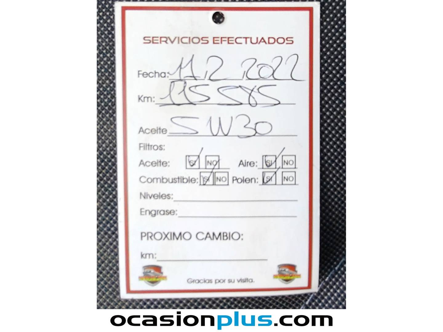 Foto del mantenimiento del Renault Master Renault Master Furgon L2H2 3500 Energy dCi (145 CV)