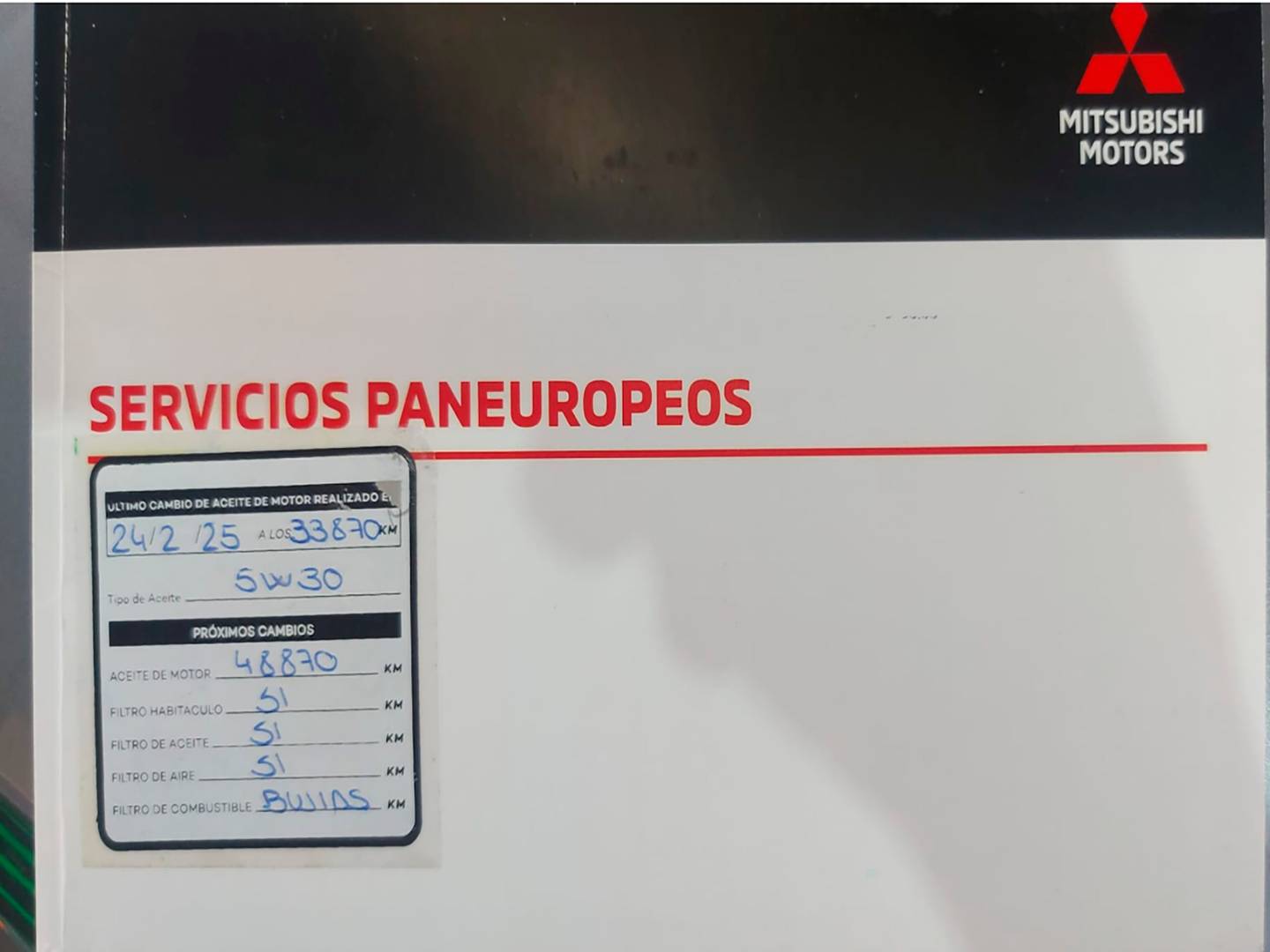 Foto del mantenimiento del Mitsubishi ASX Mitsubishi ASX 200 MPI Spirit (150 CV)