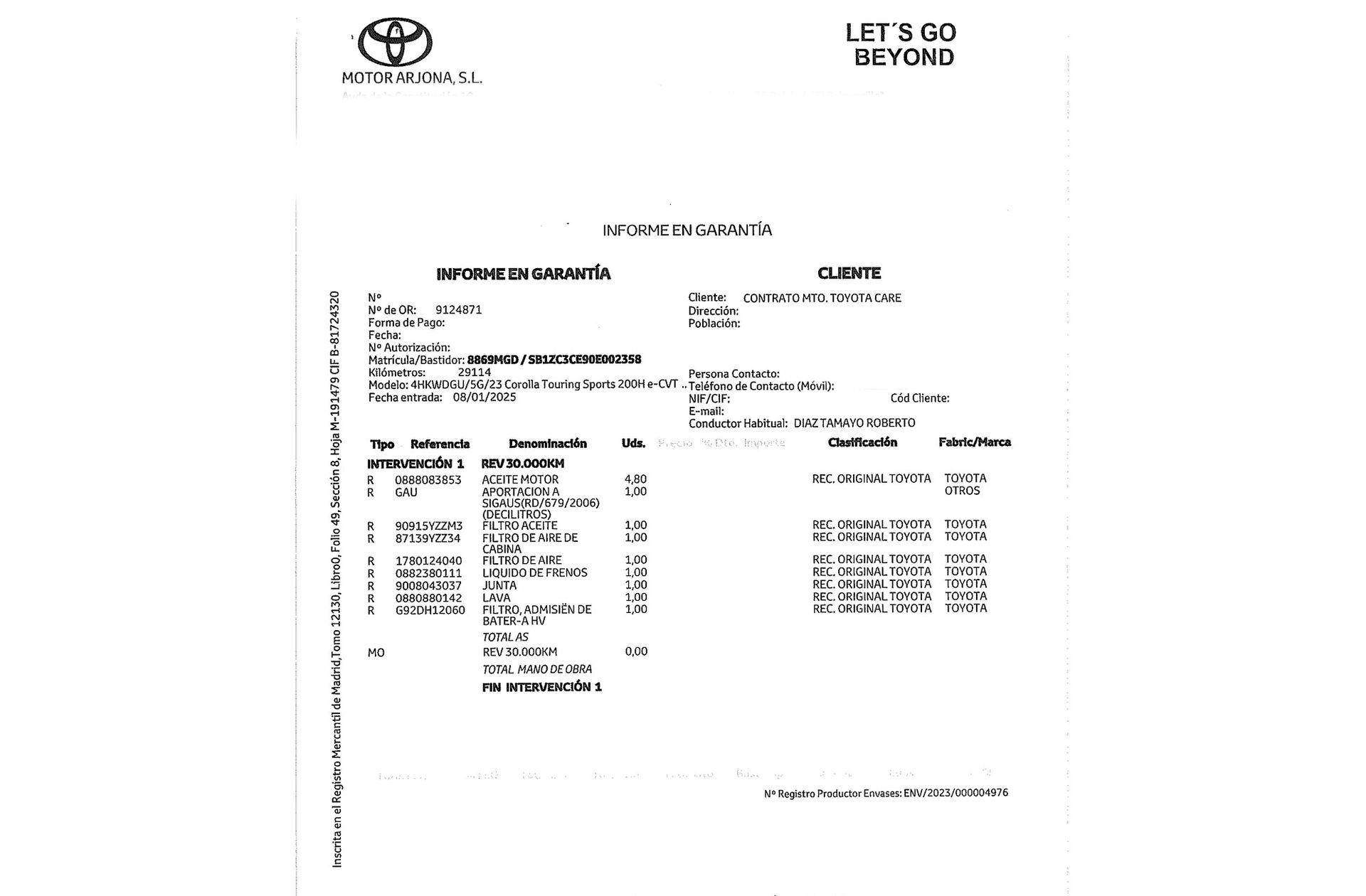 Toyota Corolla 200H Touring Sports GR-Sport - foto 20