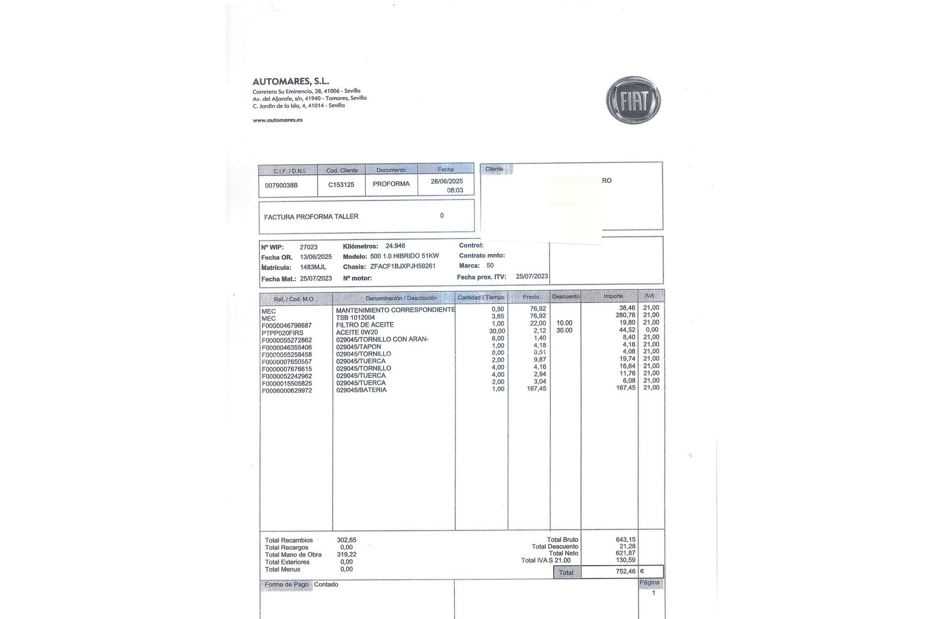Fiat 500 1.0 Hybrid Monotrim - foto 15