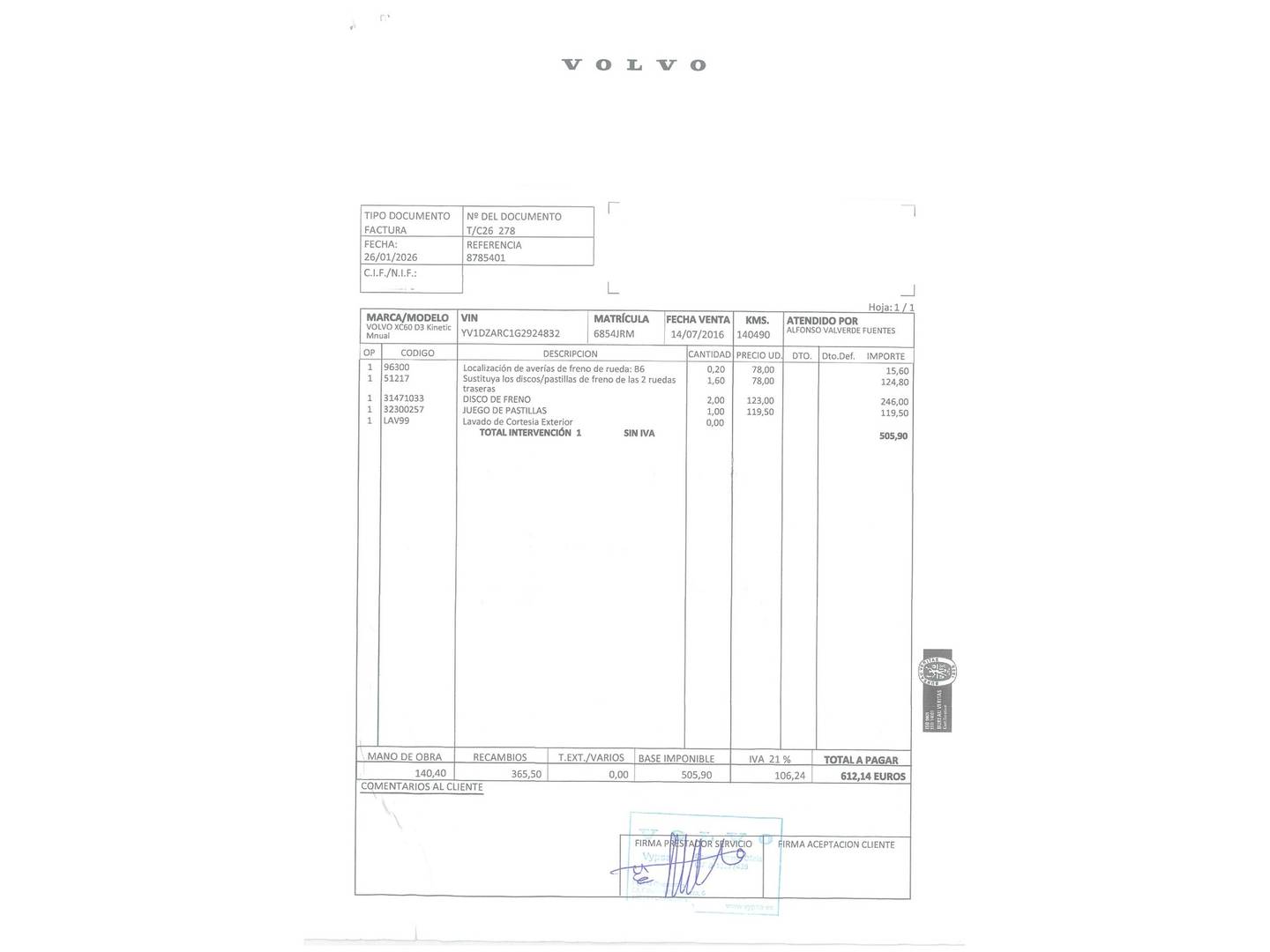Foto Volvo XC60 Volvo XC60 D3 Kinetic  (150 CV)