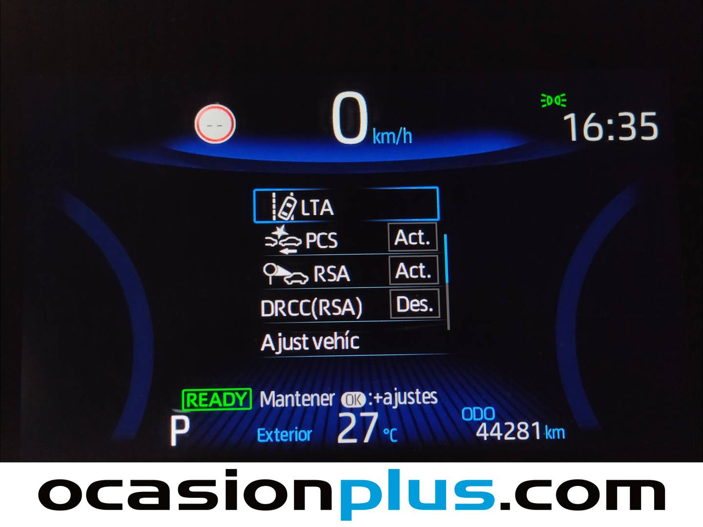 Equipamiento del Toyota Corolla Toyota Corolla 1.8 125 Híbrido Active Tech E-CVT (122 CV)