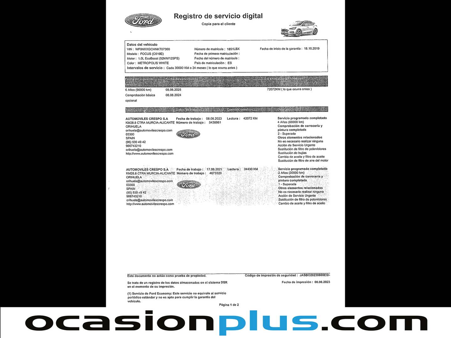 Foto Ford Focus Ford Focus 1.0 Ecoboost Active (125 CV)