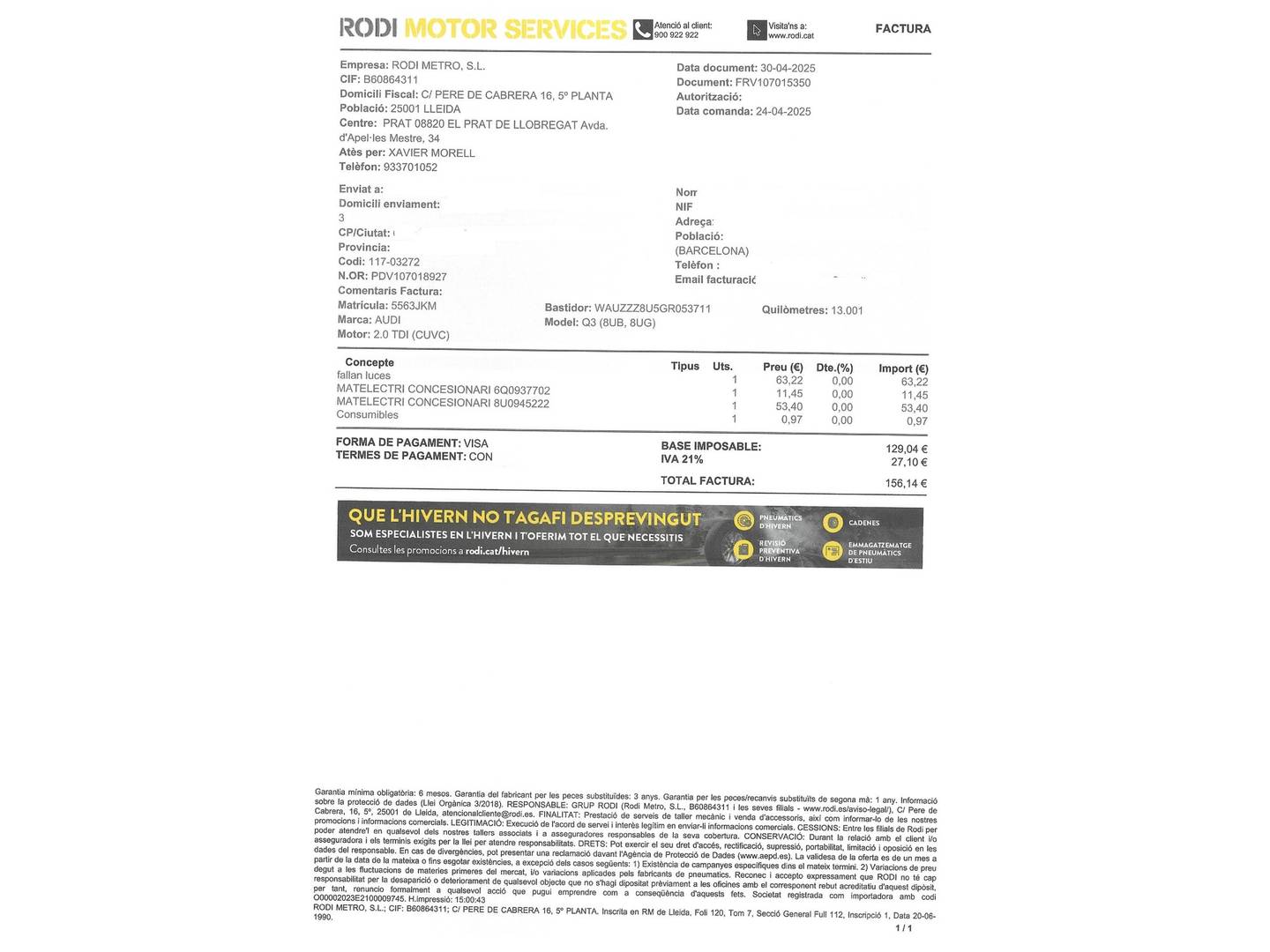 Foto Audi Q3 Audi Q3 design edition 2.0 TDI (150 CV)